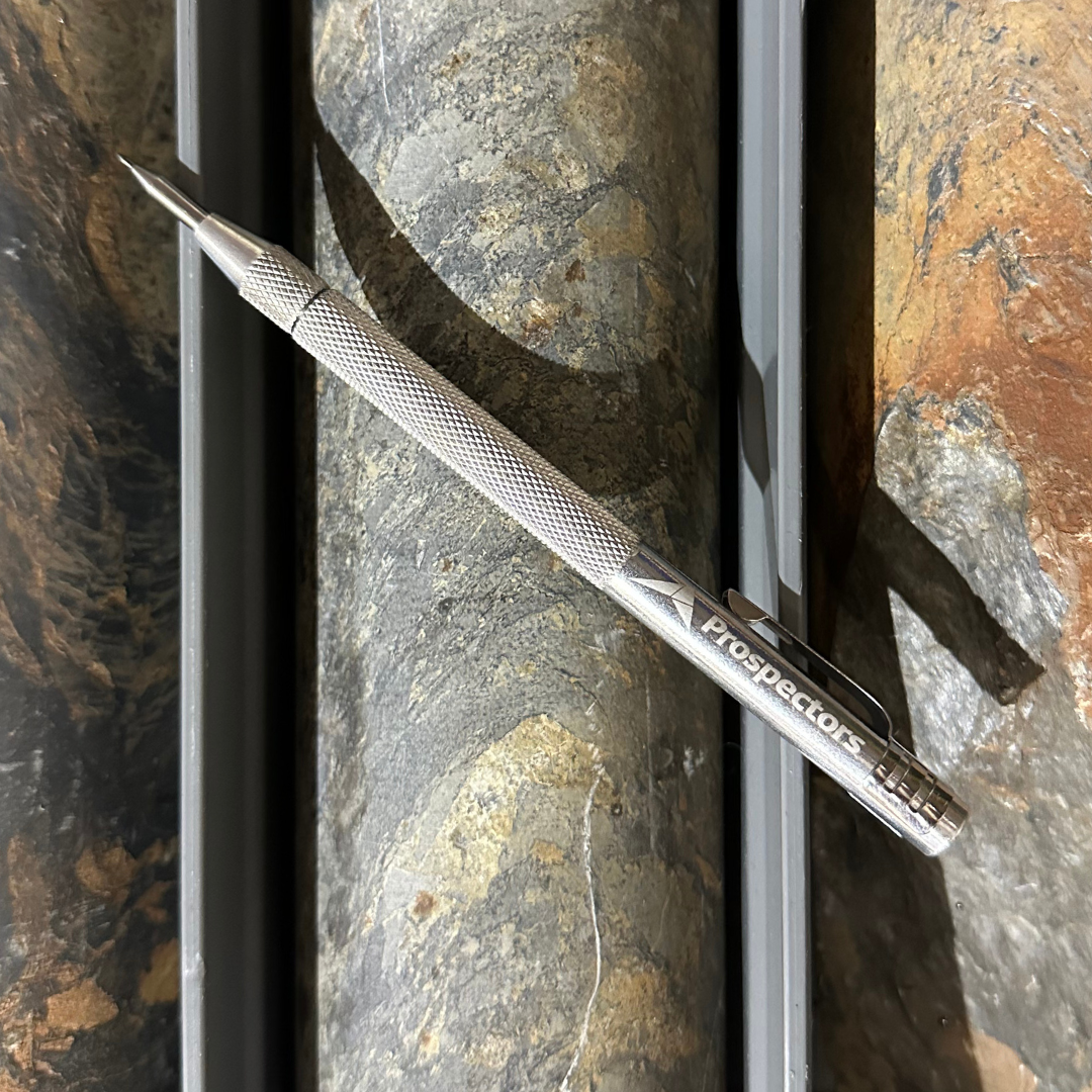 ProEarth Tungsten Carbide Scriber with Magnet - Prospectors Supplies - At Core Tray