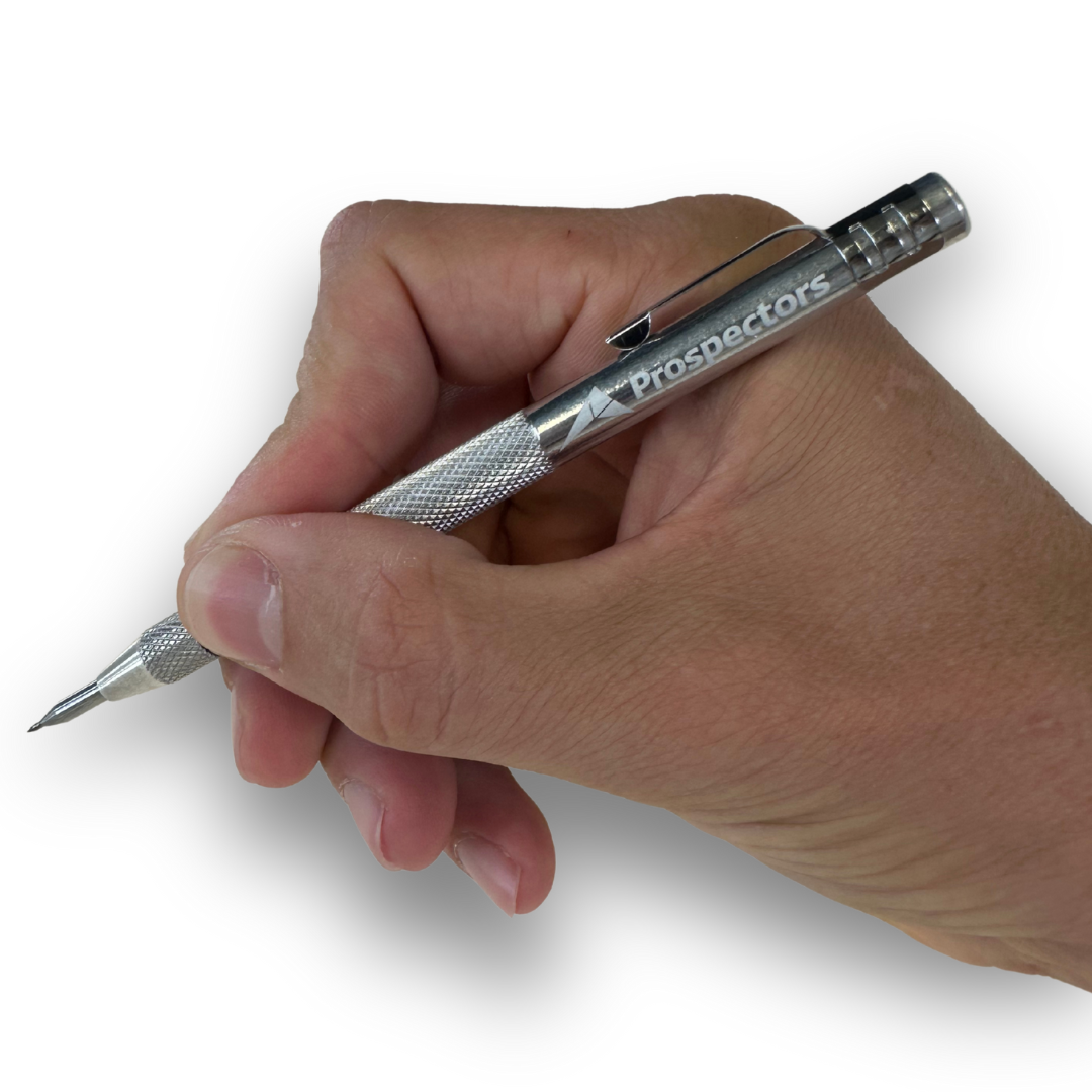 Prospectors Tungsten Carbide Scriber with Magnet - Prospectors Supplies - In Hand