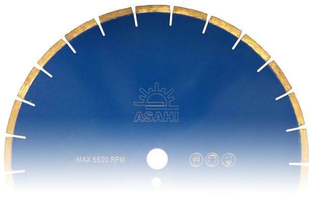Asahi 14" Core Cutting Blade For Hard/Very Hard Rock