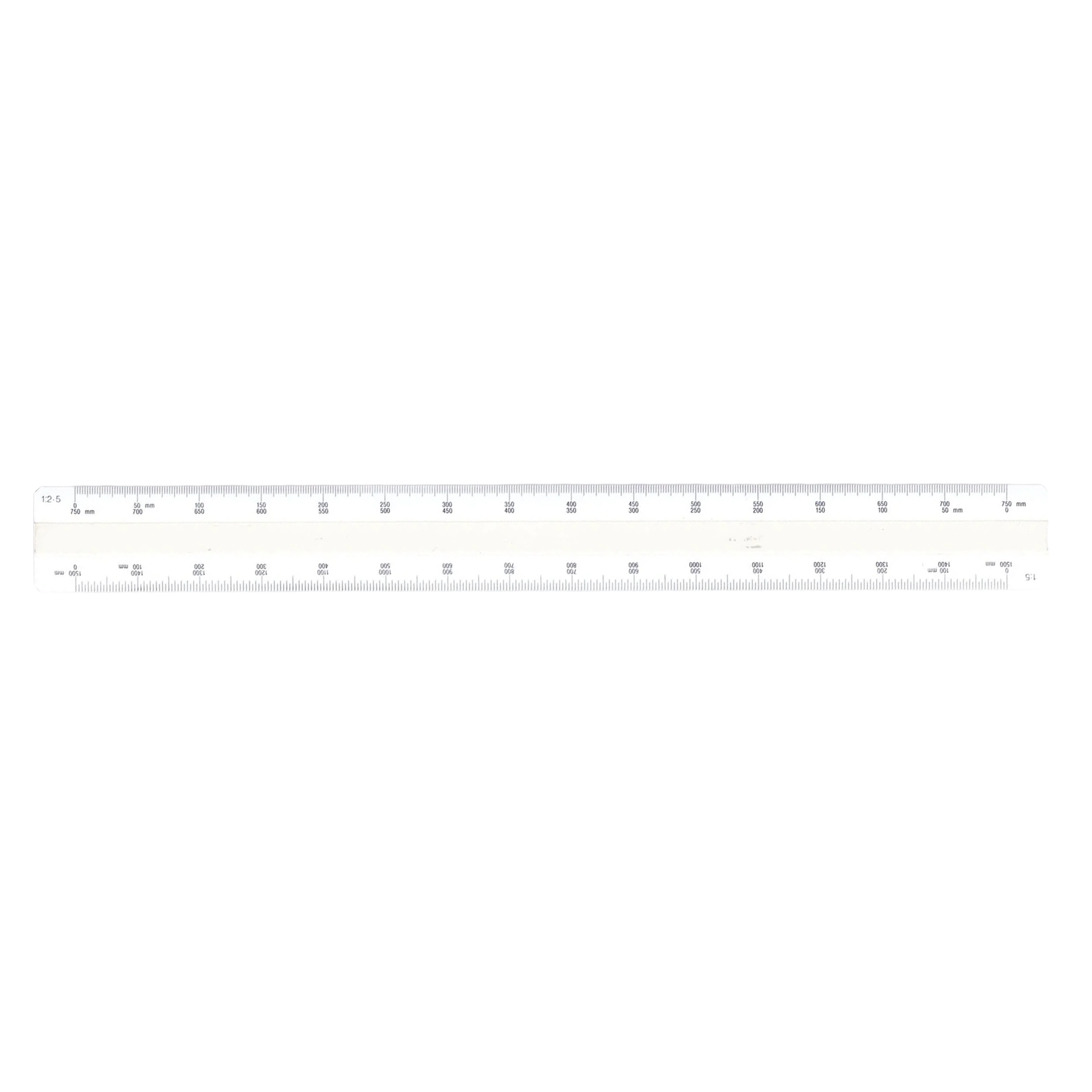 Scale Rule Oval 1:1, 1:2, 1:2.5, 1:5