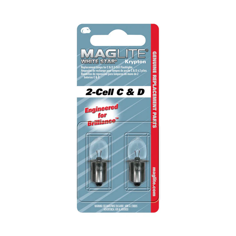 Maglite White Star Krypton Lamps