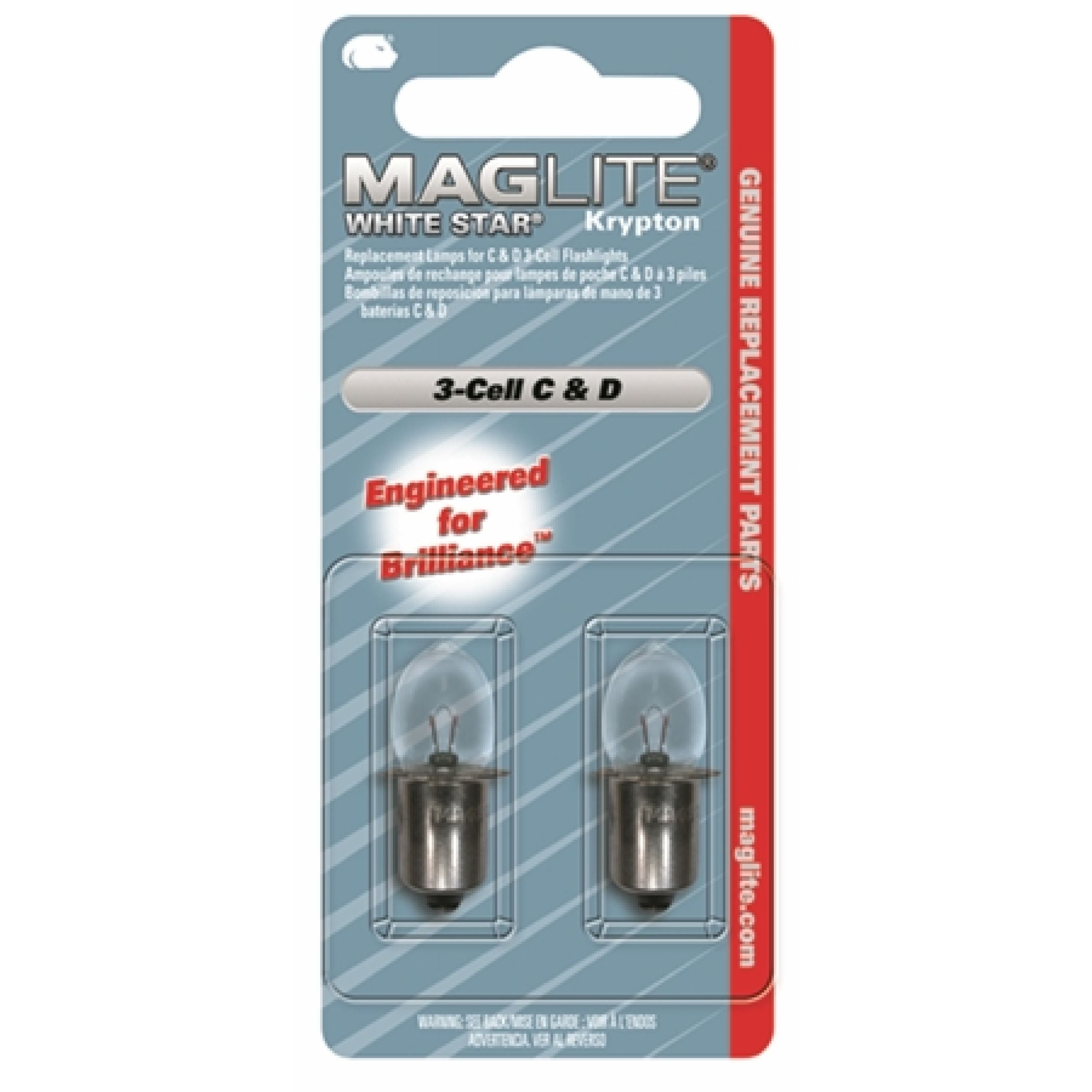 Maglite White Star Krypton Lamps