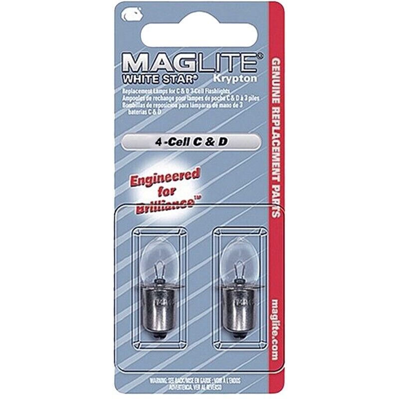 Maglite White Star Krypton Lamps