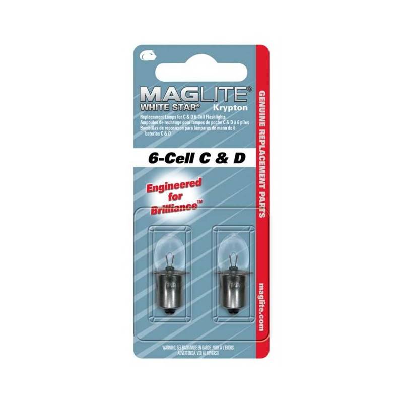 Maglite White Star Krypton Lamps