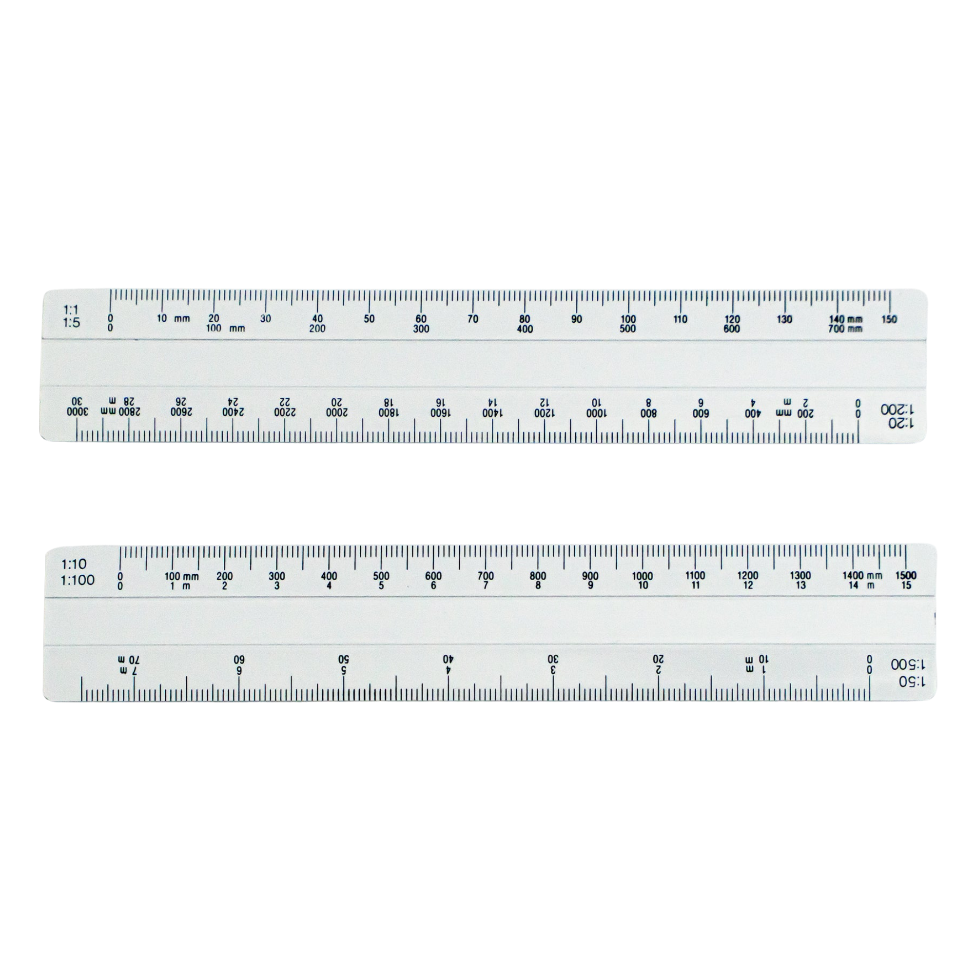 Scale Rule Oval 1,1 1,5 1,10 1,100 1,20 1,200 1,50 1,500 150 Mm