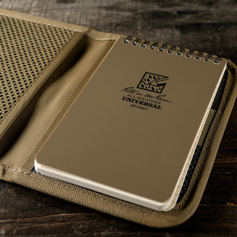 Rite in the Rain Tri-Fold 4"x6" Notebook Kit - No. BB946T-KIT - Battle Board Cover With Notebooks