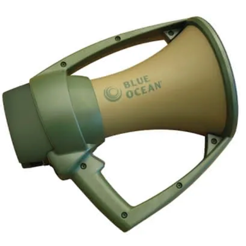 Blue Ocean Rugged Megaphone Military Olive and Black