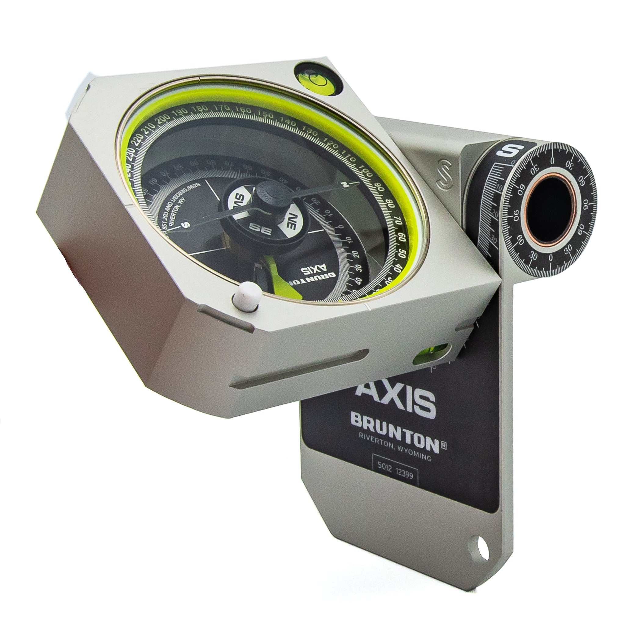 Brunton Axis Transit Compass Silver Pivot