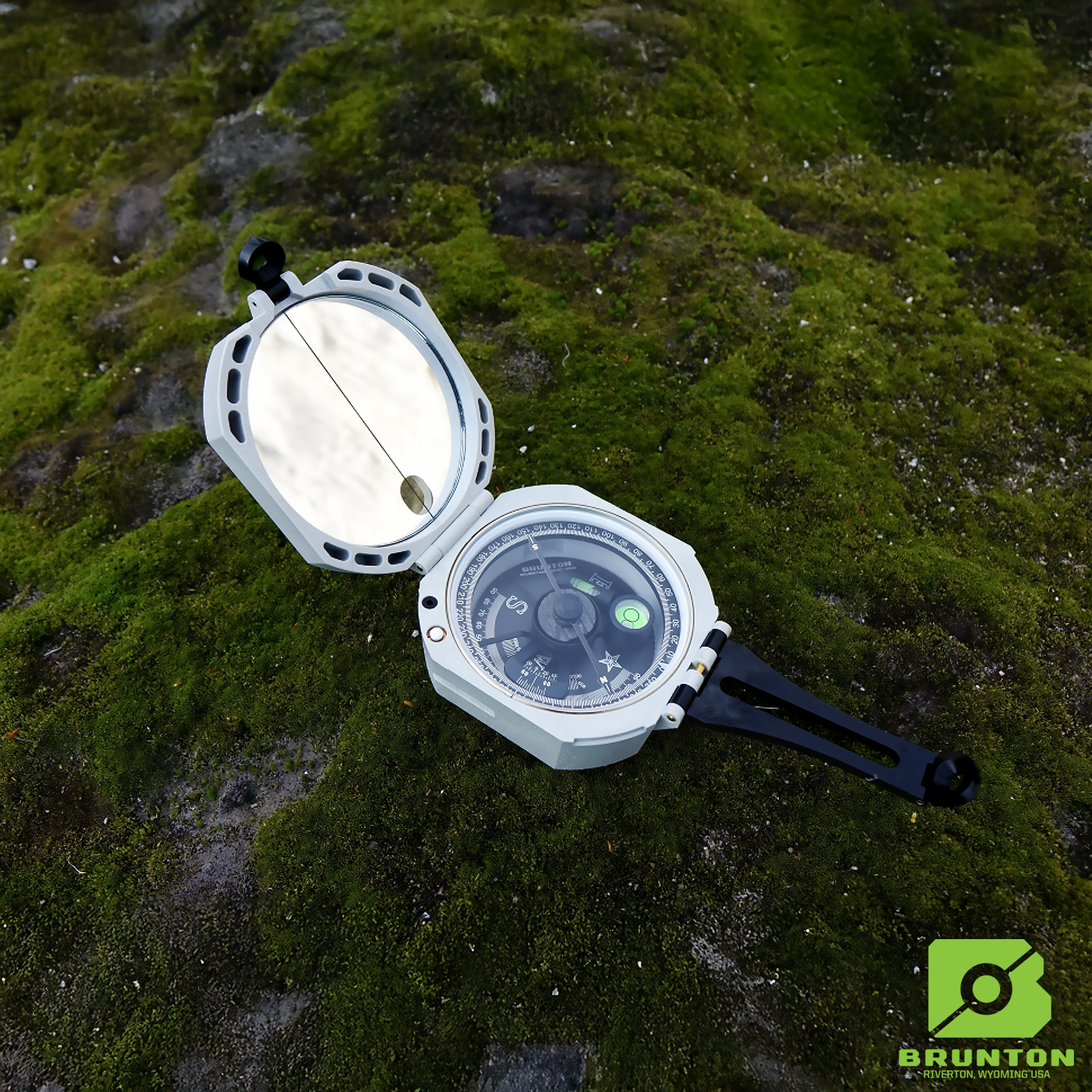 Brunton ComPro Transit Compass Azimuth 0-360 Degrees Outdoor