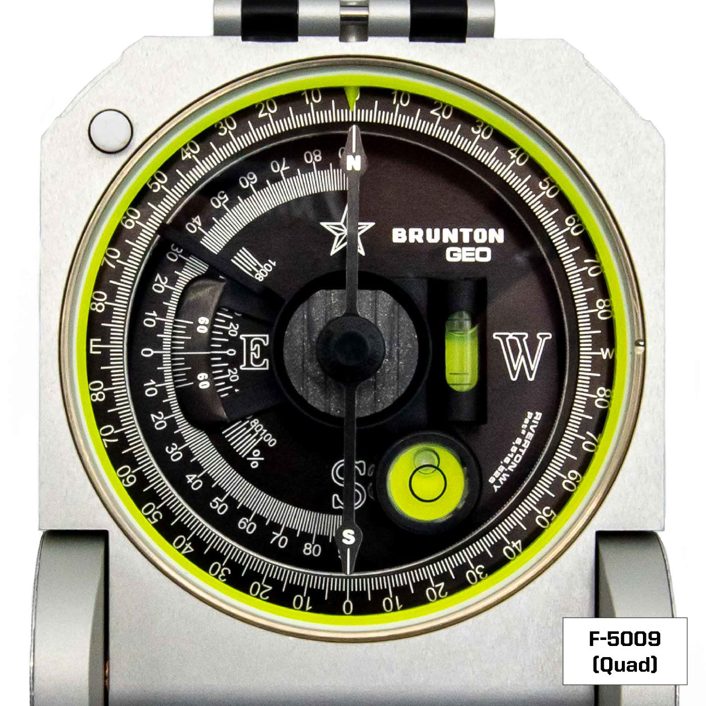 Brunton Geo Transit Compass Quads 0-90 Degree Bezel