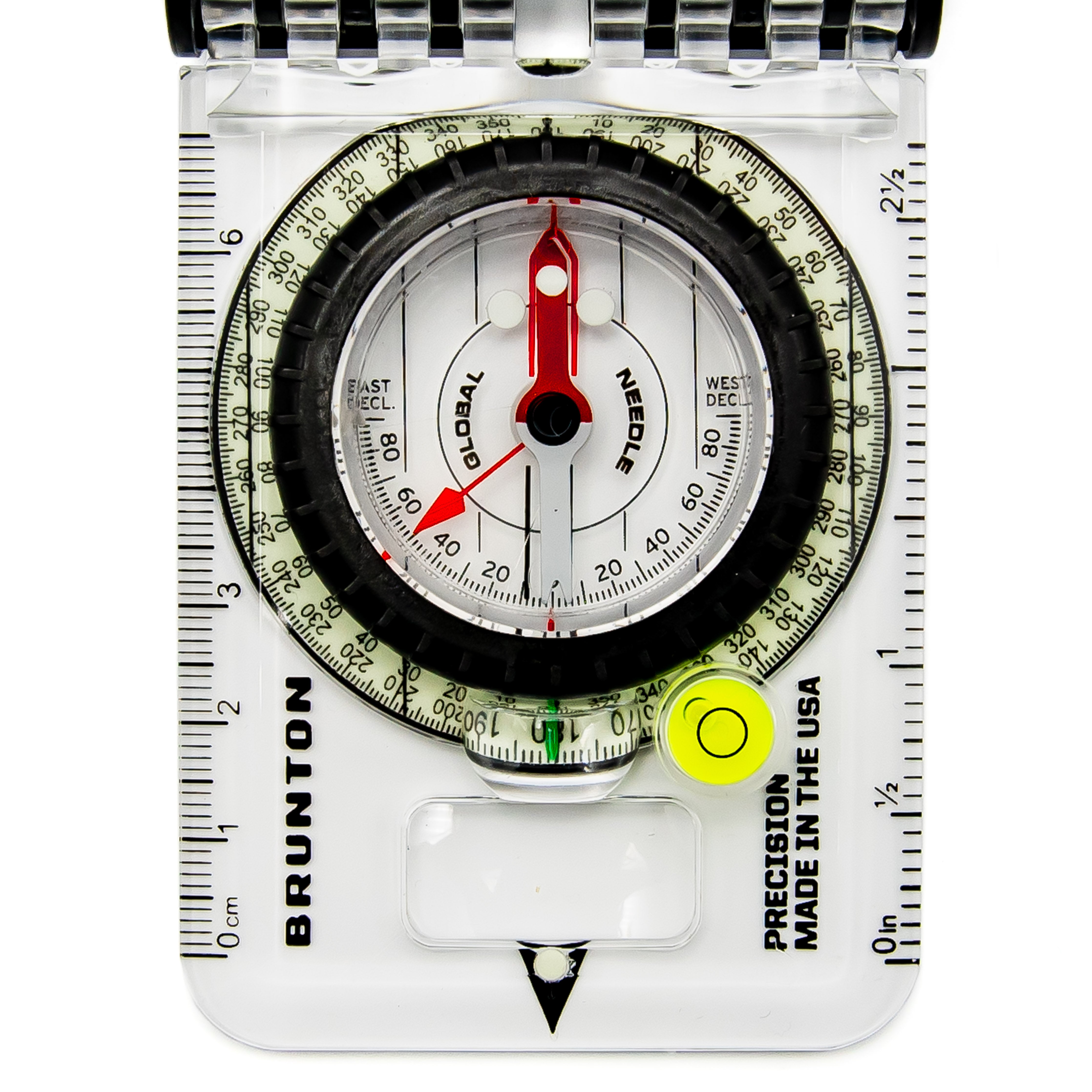 Brunton TRUARC 15 Glow Compass with Clinometer Close Up