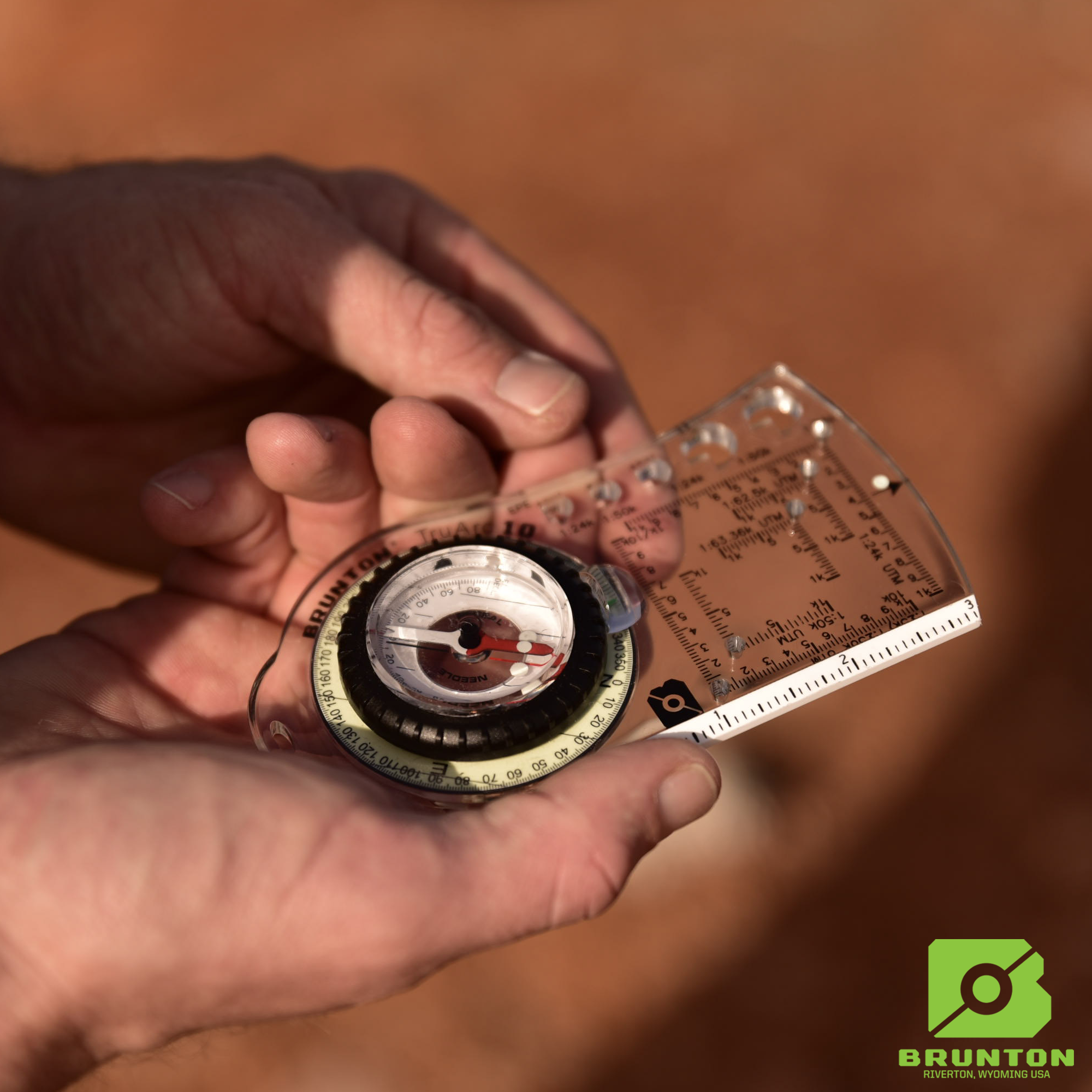 Brunton TruArc 10 Glow Compass Size