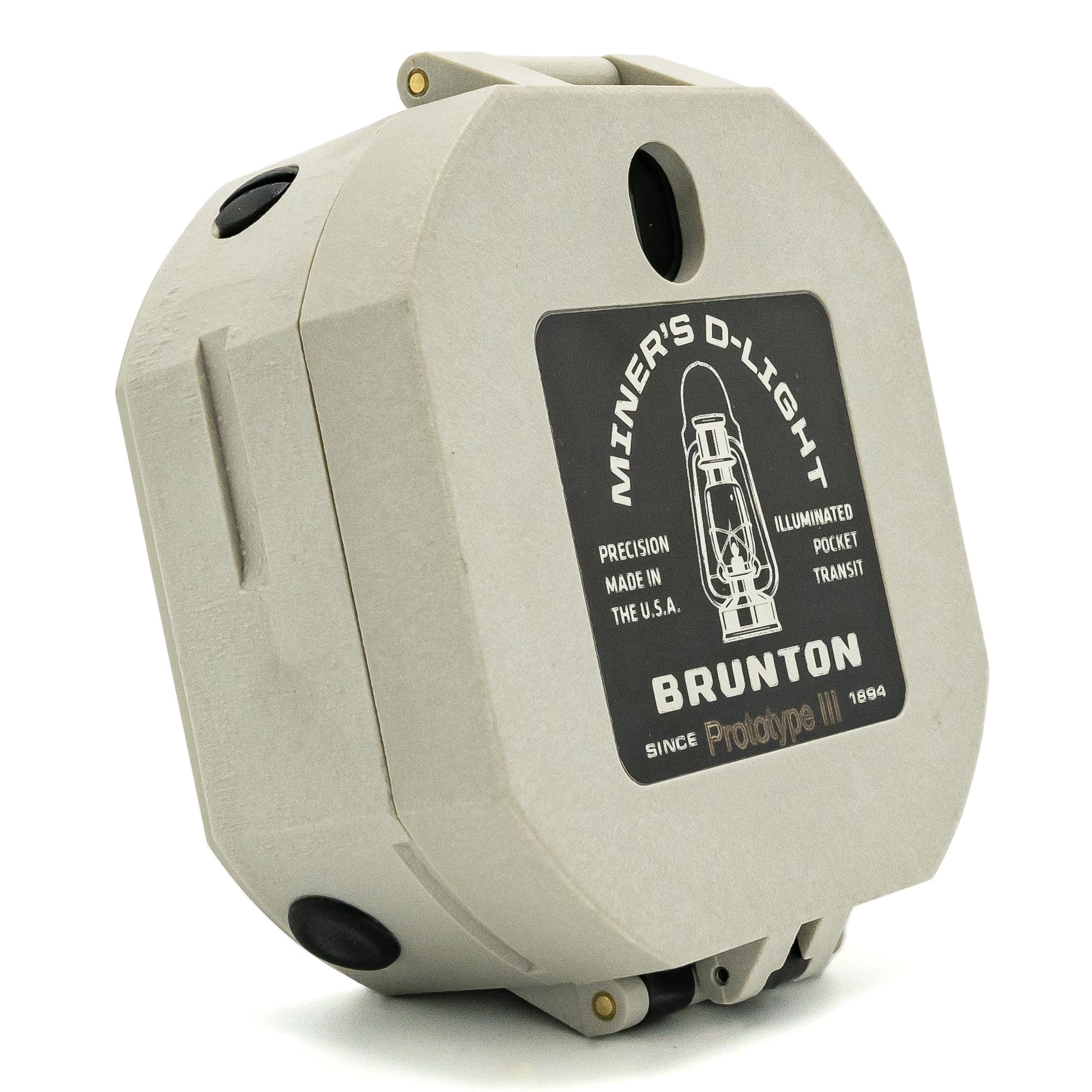 Brunton Miner's D-Light Illuminated Compass - Front Side