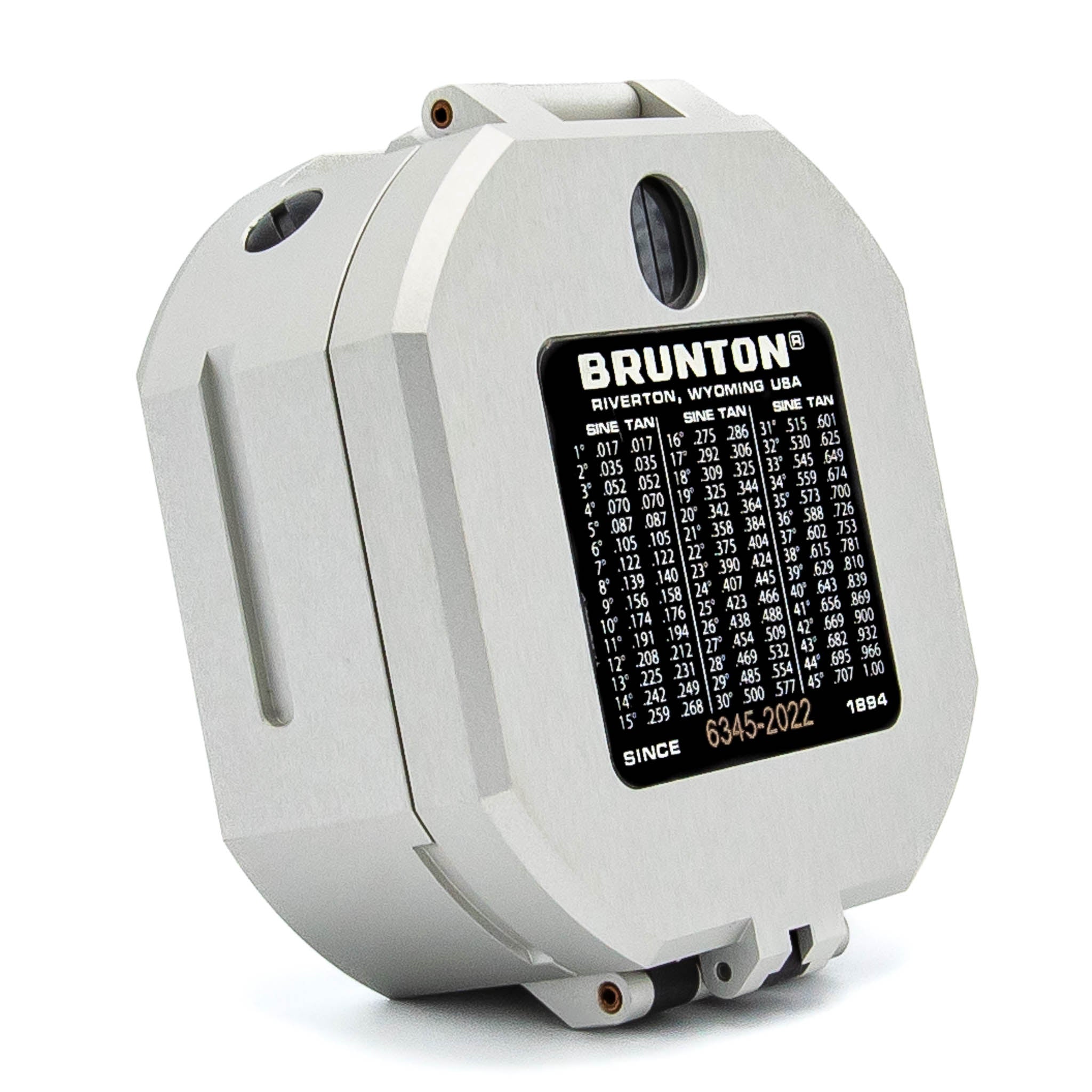Brunton Standard Transit Compass - Silver - Closed