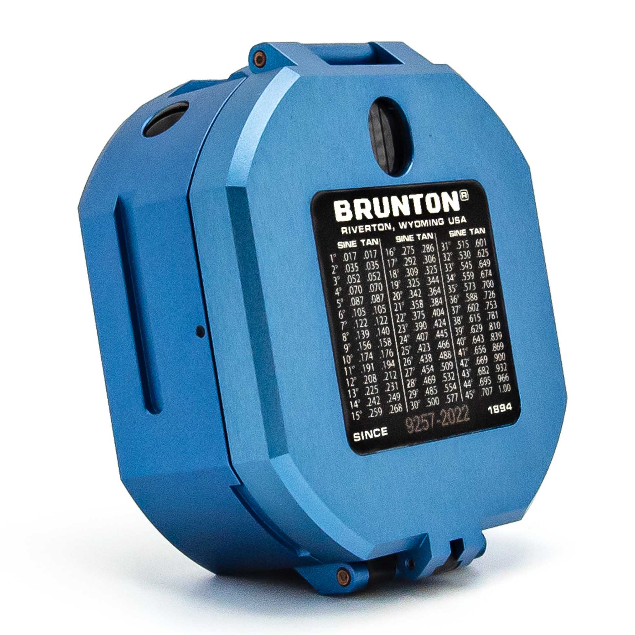 Brunton Standard Transit Compass - Blue - Closed