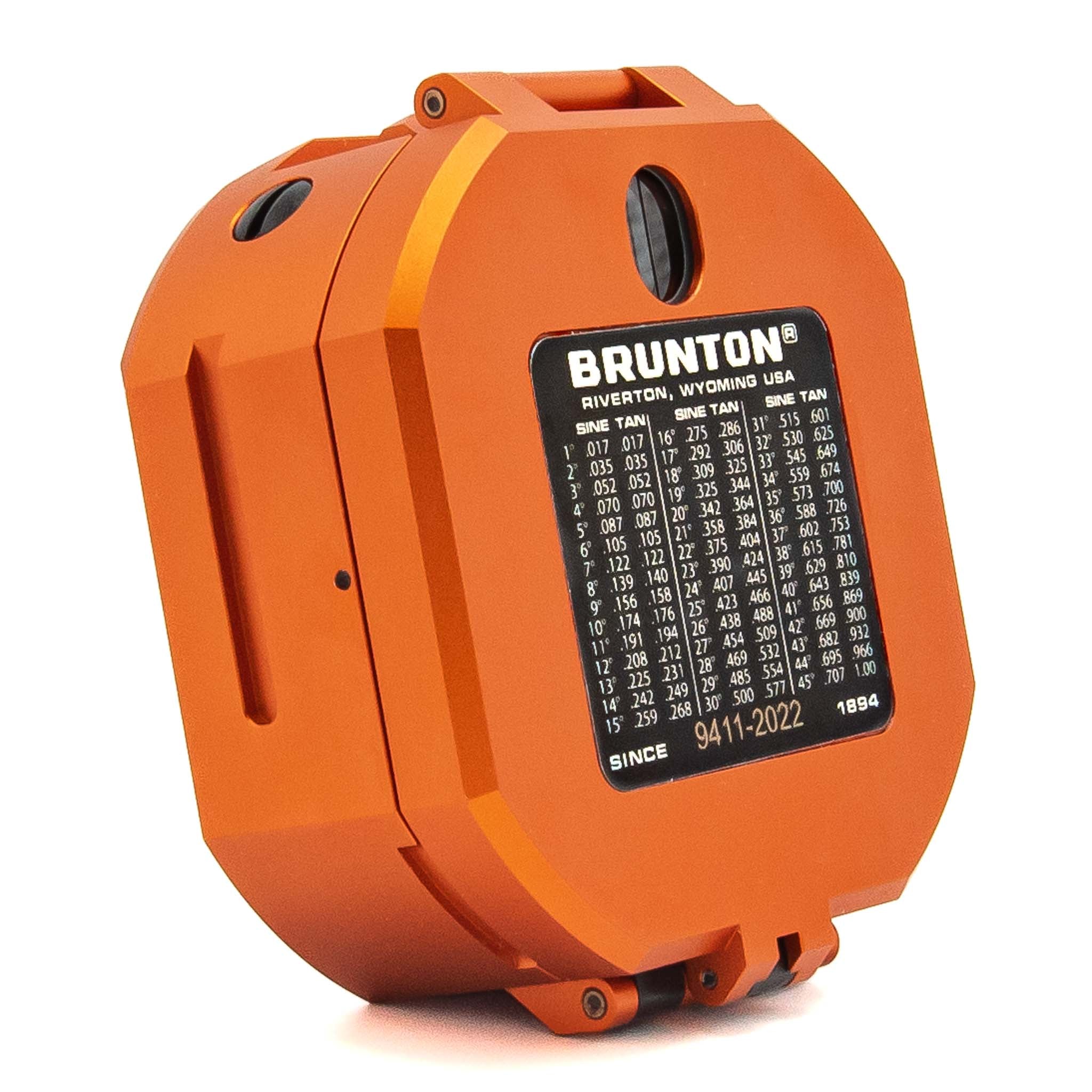 Brunton Standard Transit Compass - Orange - Closed