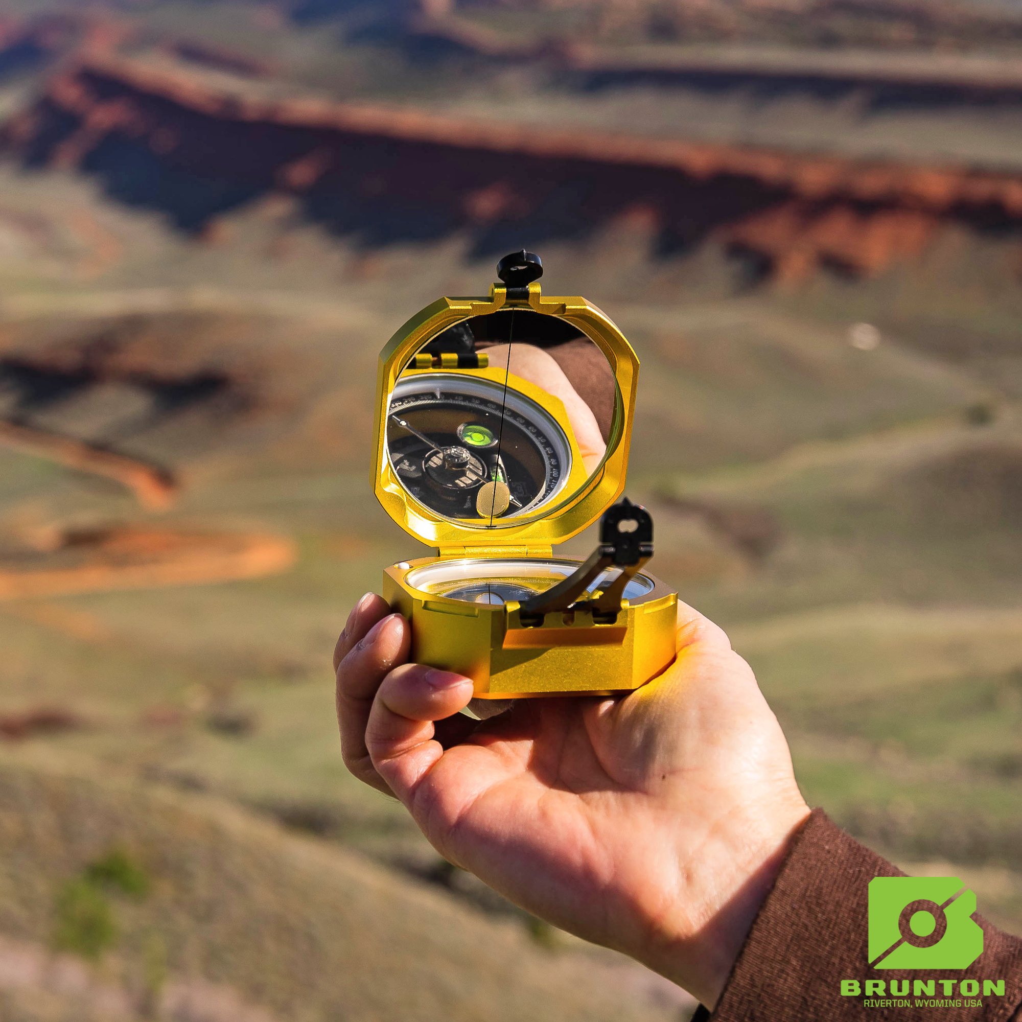 Brunton Standard Transit Compass - Gold - 360 Degree