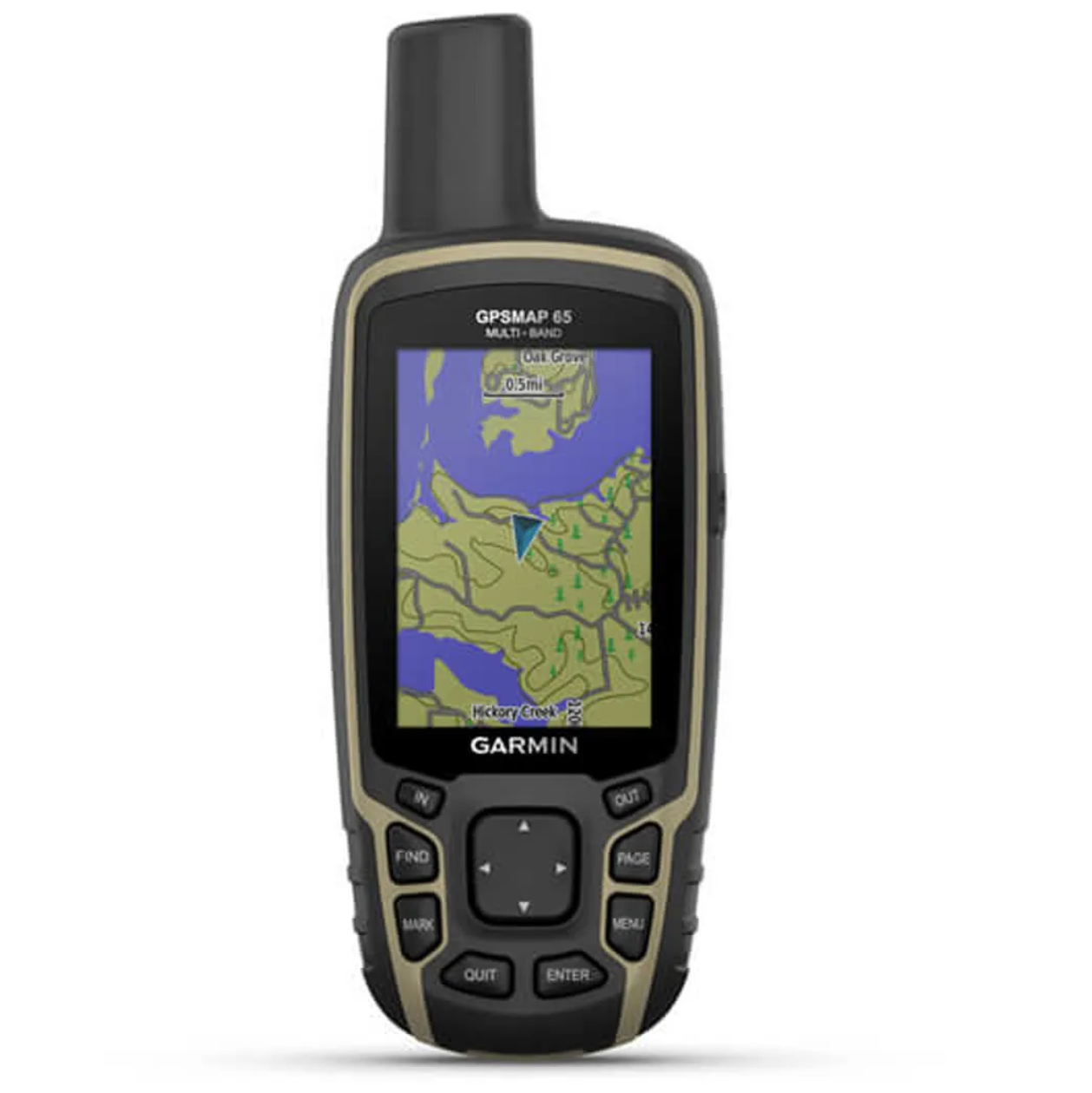 Garmin GPSMAP 65 Handheld Hiking GPS - Map Screen