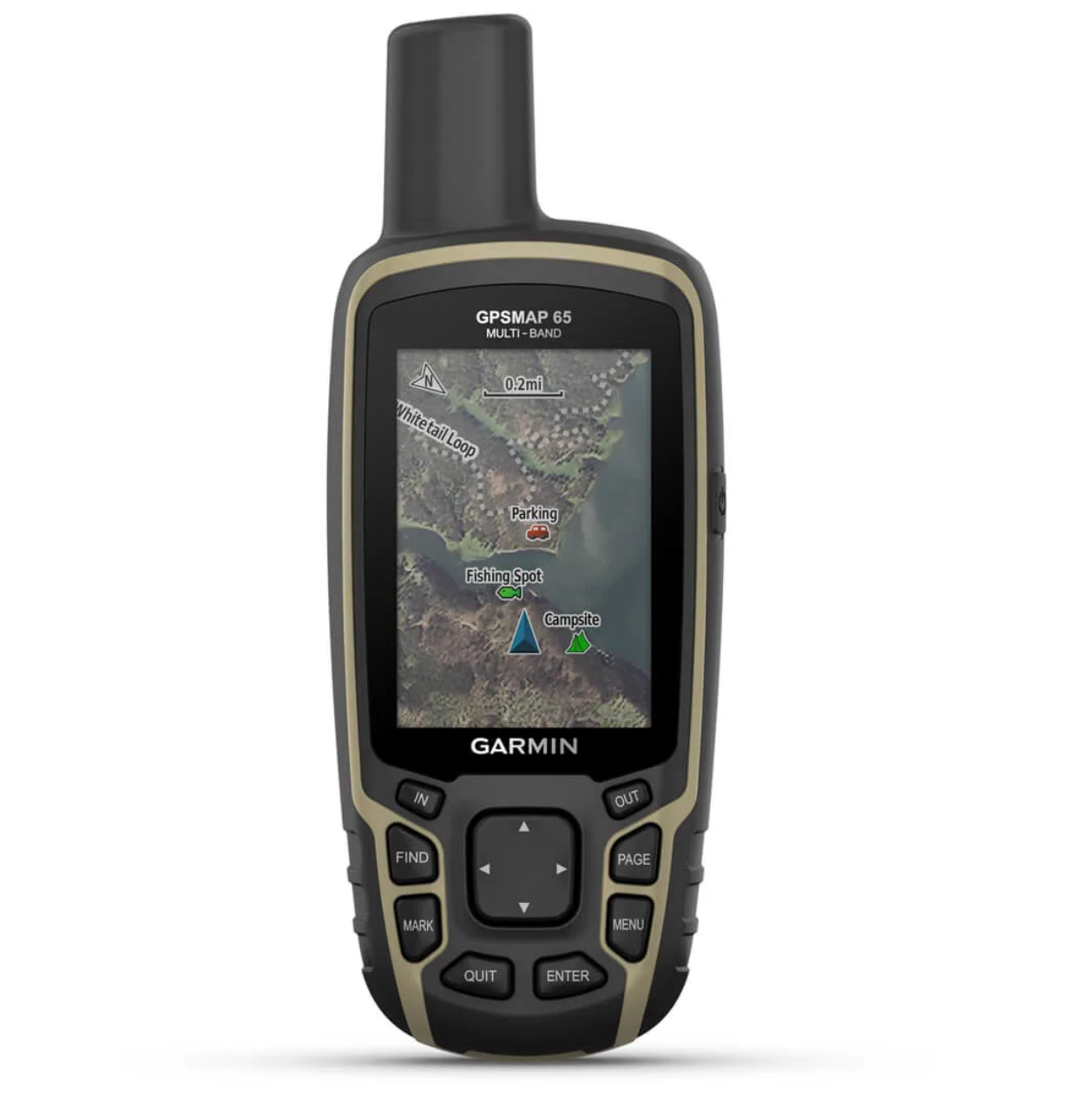 Garmin GPSMAP 65 Handheld Hiking GPS - Satellite Imagery