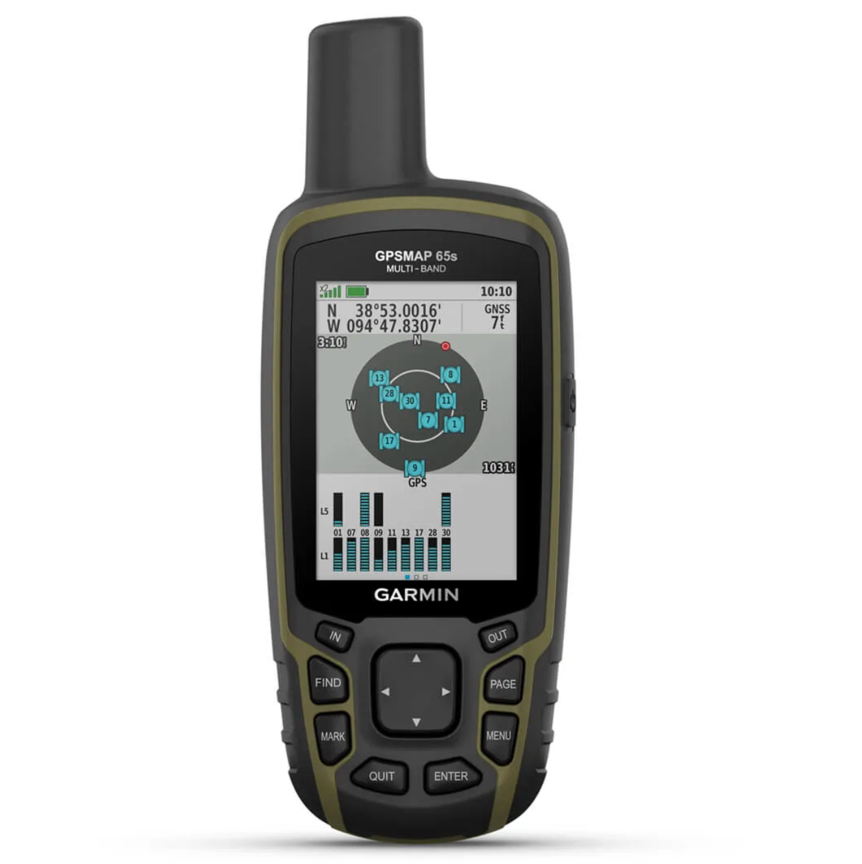 Garmin GPSMAP 65s Handheld Hiking GPS with Topographic Maps - GPS Signal