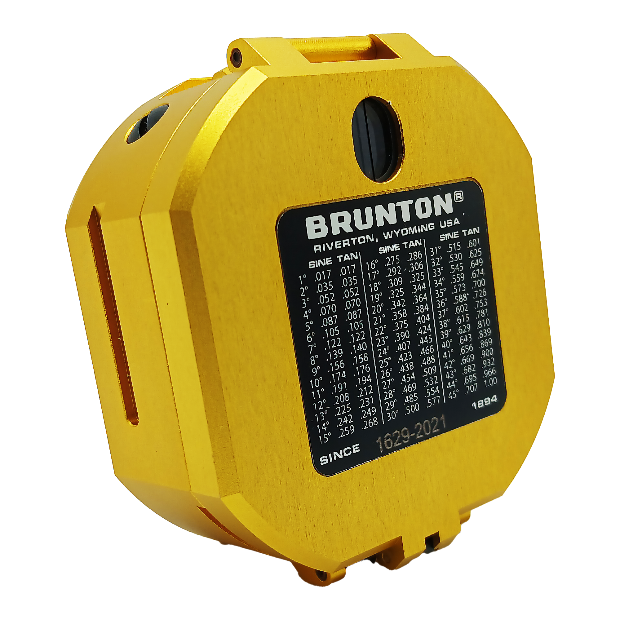 Brunton Standard Transit Compass - Gold - Closed