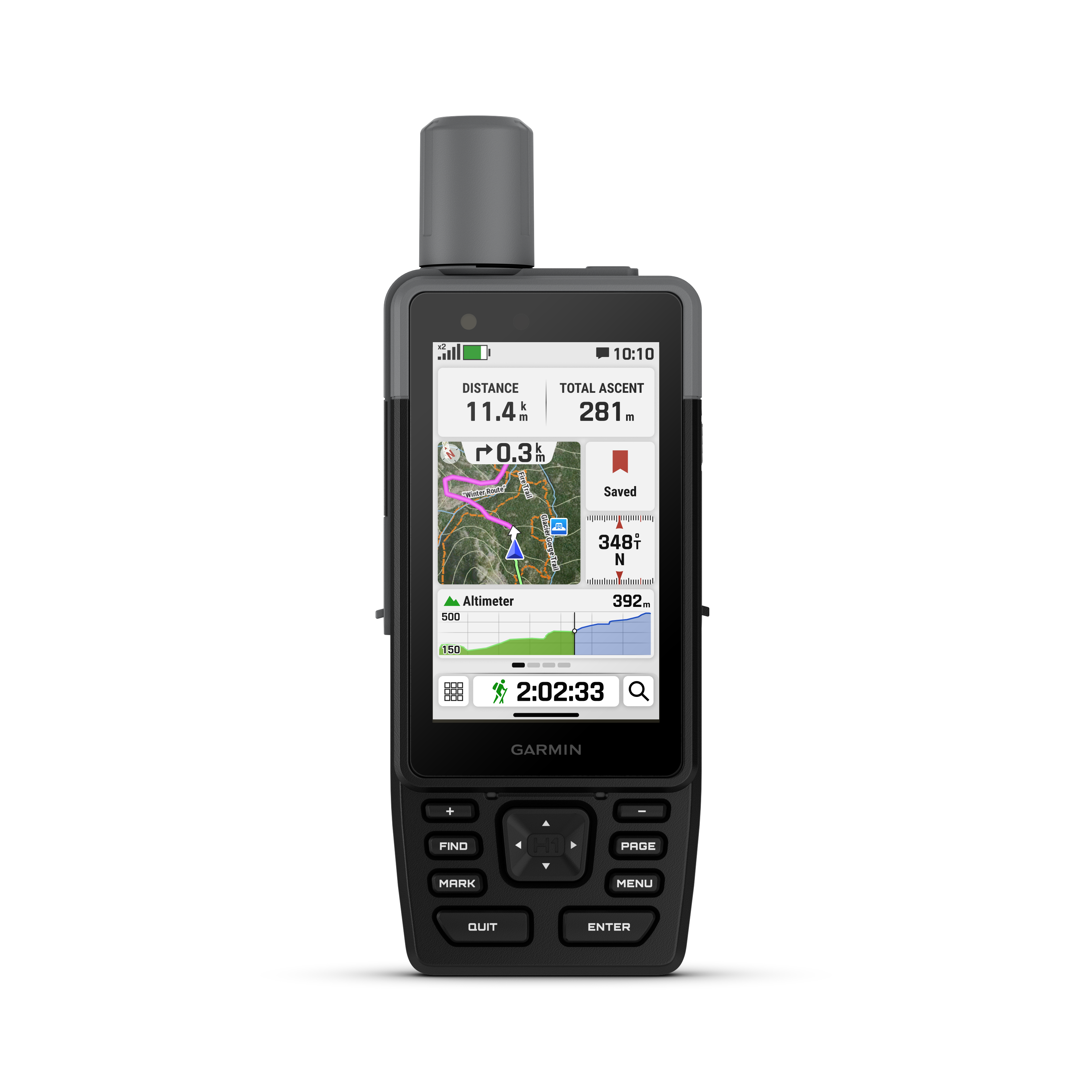 Garmin GPSMAP H1 Premium Handheld GPS - Info Dashboard