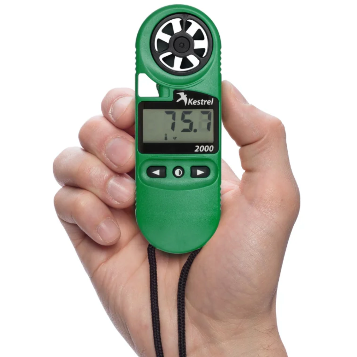 Kestrel 2000 Pocket Wind and Temperature Meter - Held in Hand