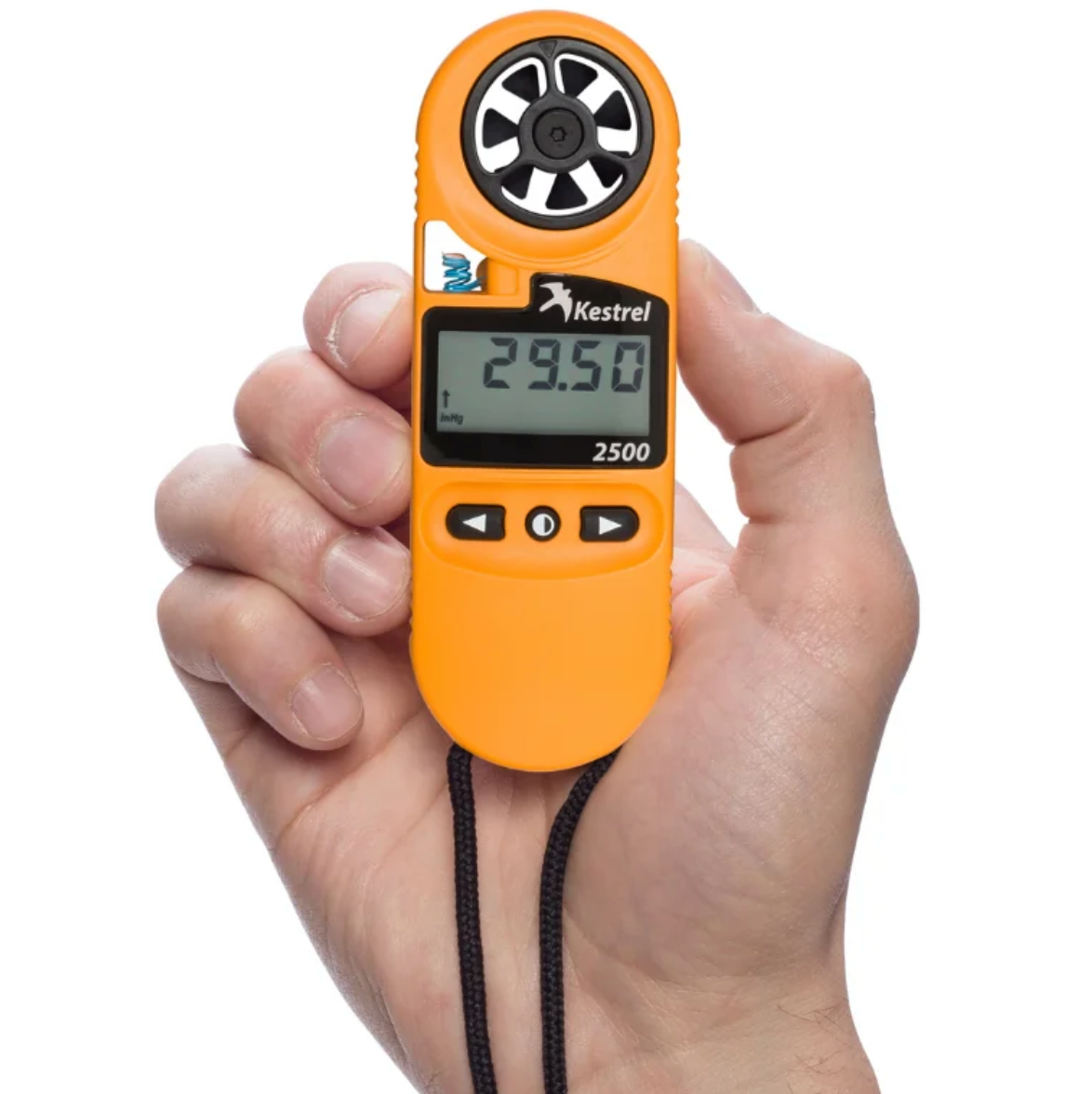 Kestrel 2500 Pocket Weather Meter Held in Hand