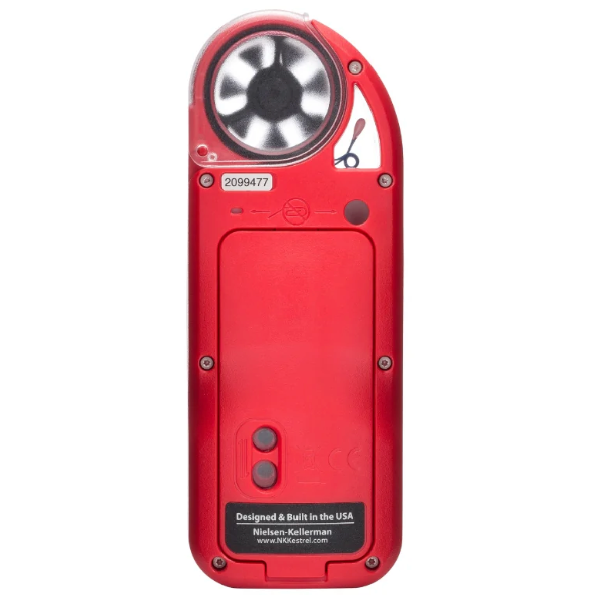 Kestrel 5100 Motor Racing Weather Meter Rear View