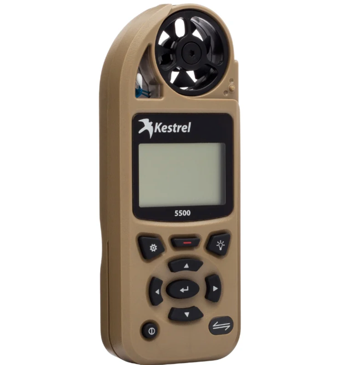Kestrel 5500 Pocket Weather Station with Compass Tan Angle View