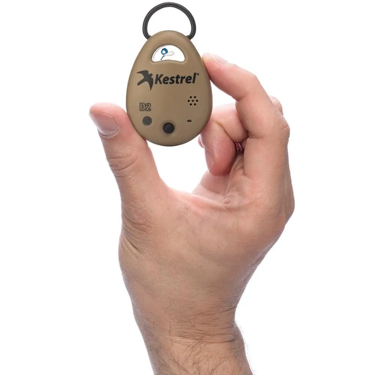Kestrel Drop D3 Temperature, Humidity and Pressure Data Logger Held in Hand