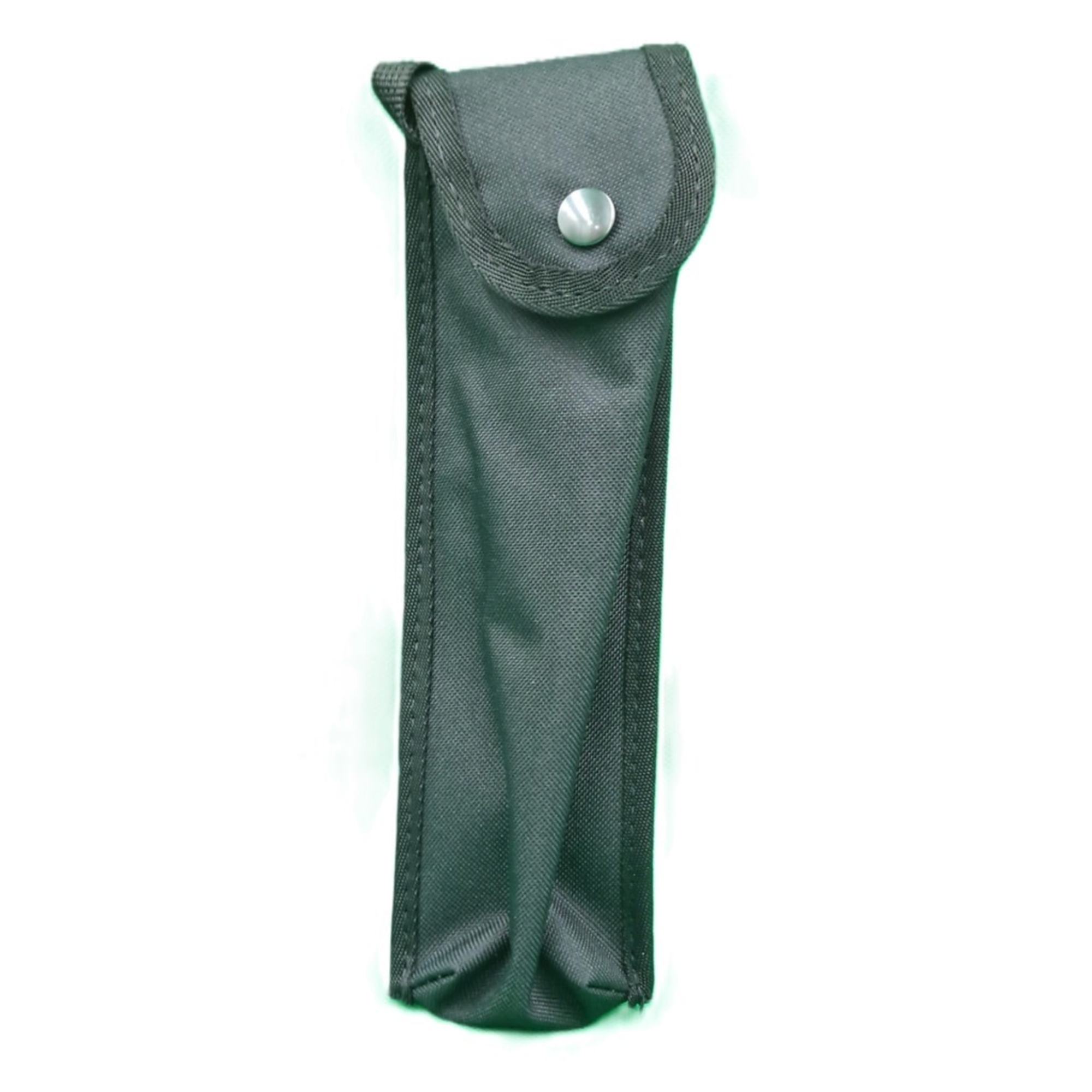 Black sheath with a button on a white background