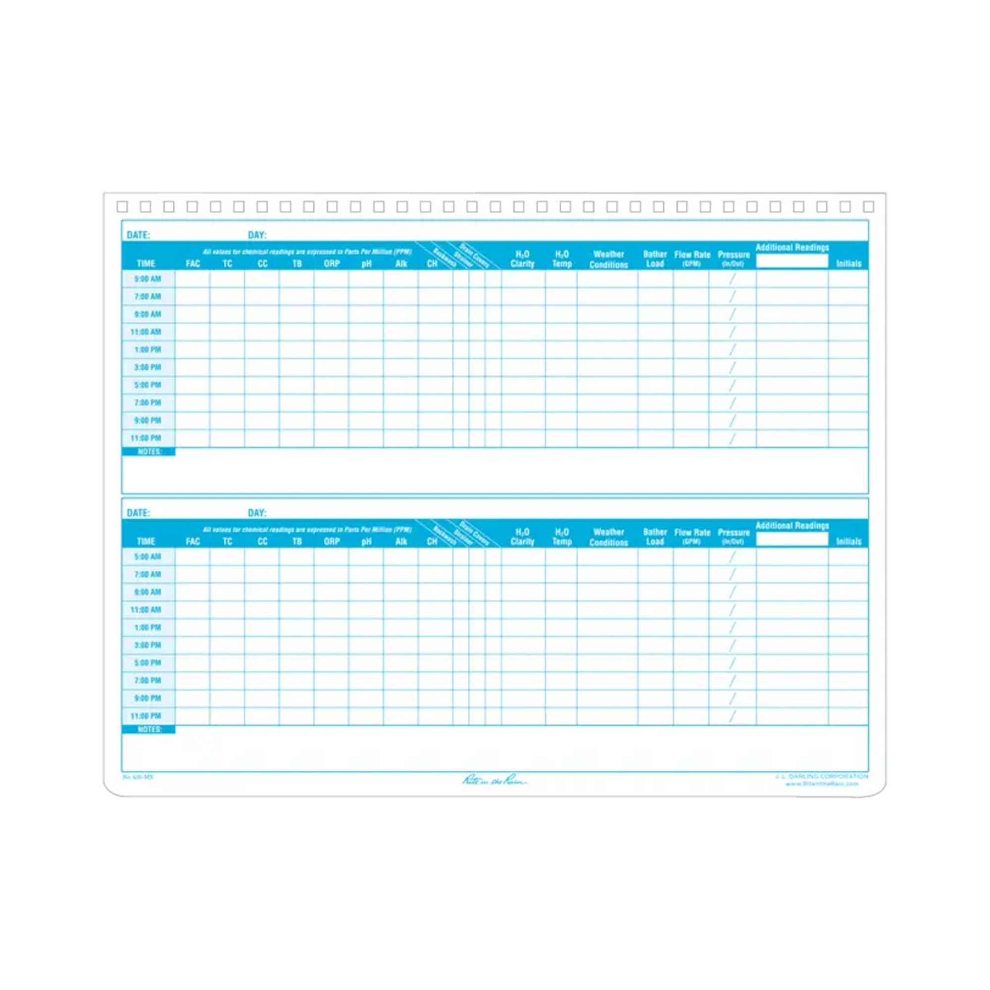 A white with blue grid lines shown on a plain white background.