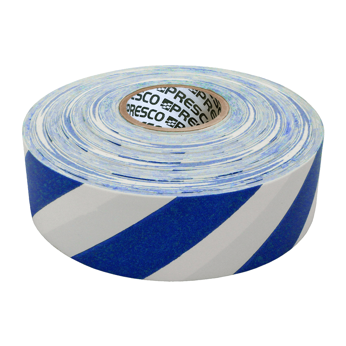 Presco Striped Flagging Tape - Blue and White