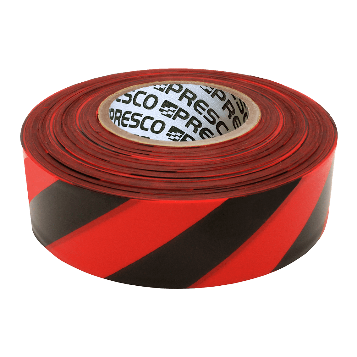 Presco Striped Flagging Tape - Red and Black