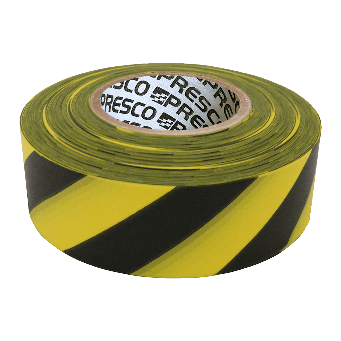Presco Striped Flagging Tape - Yellow and Black
