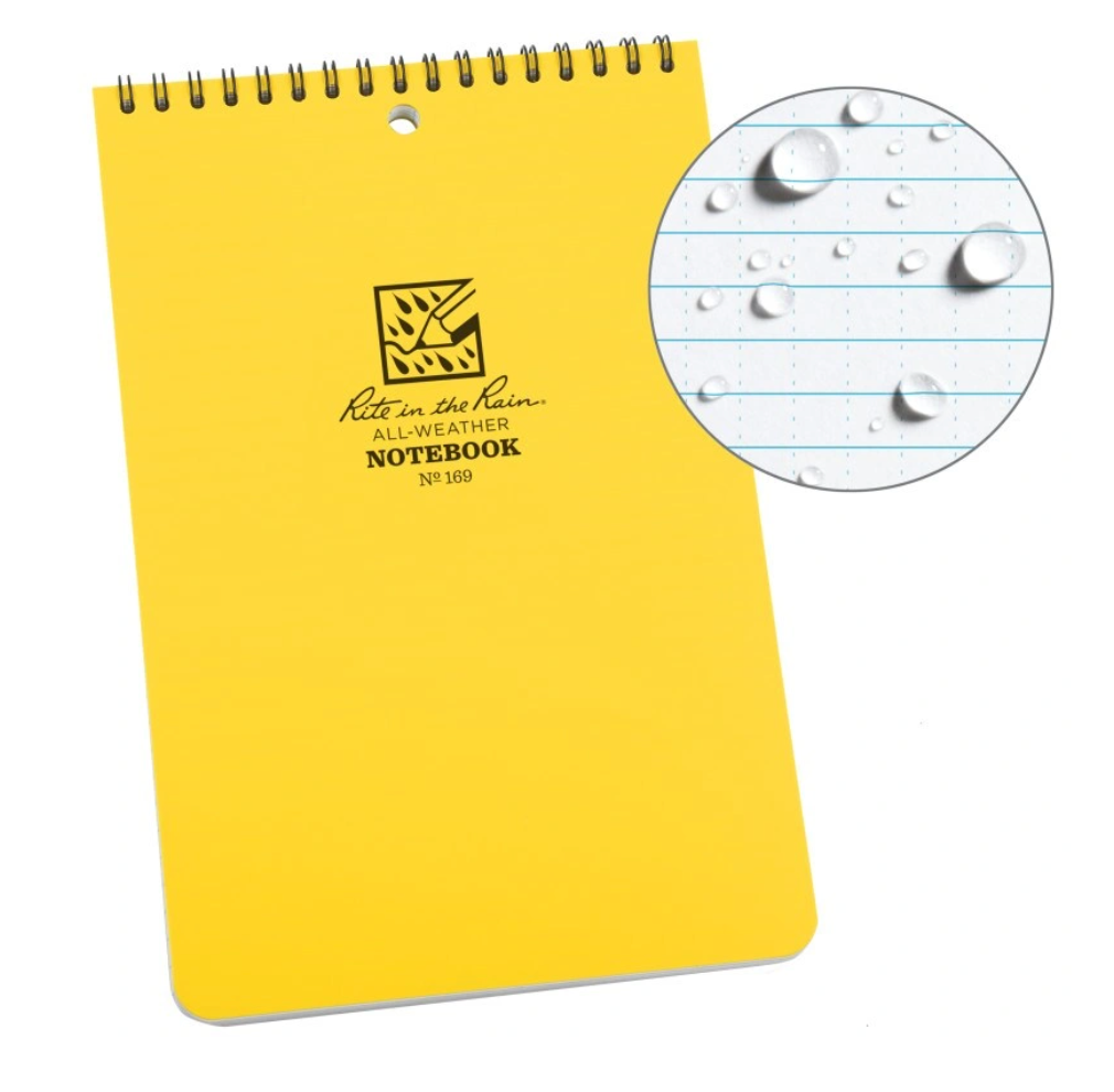 Rite in the Rain 169 - Top Spiral Univeral Notebook, 153mm x 229mm