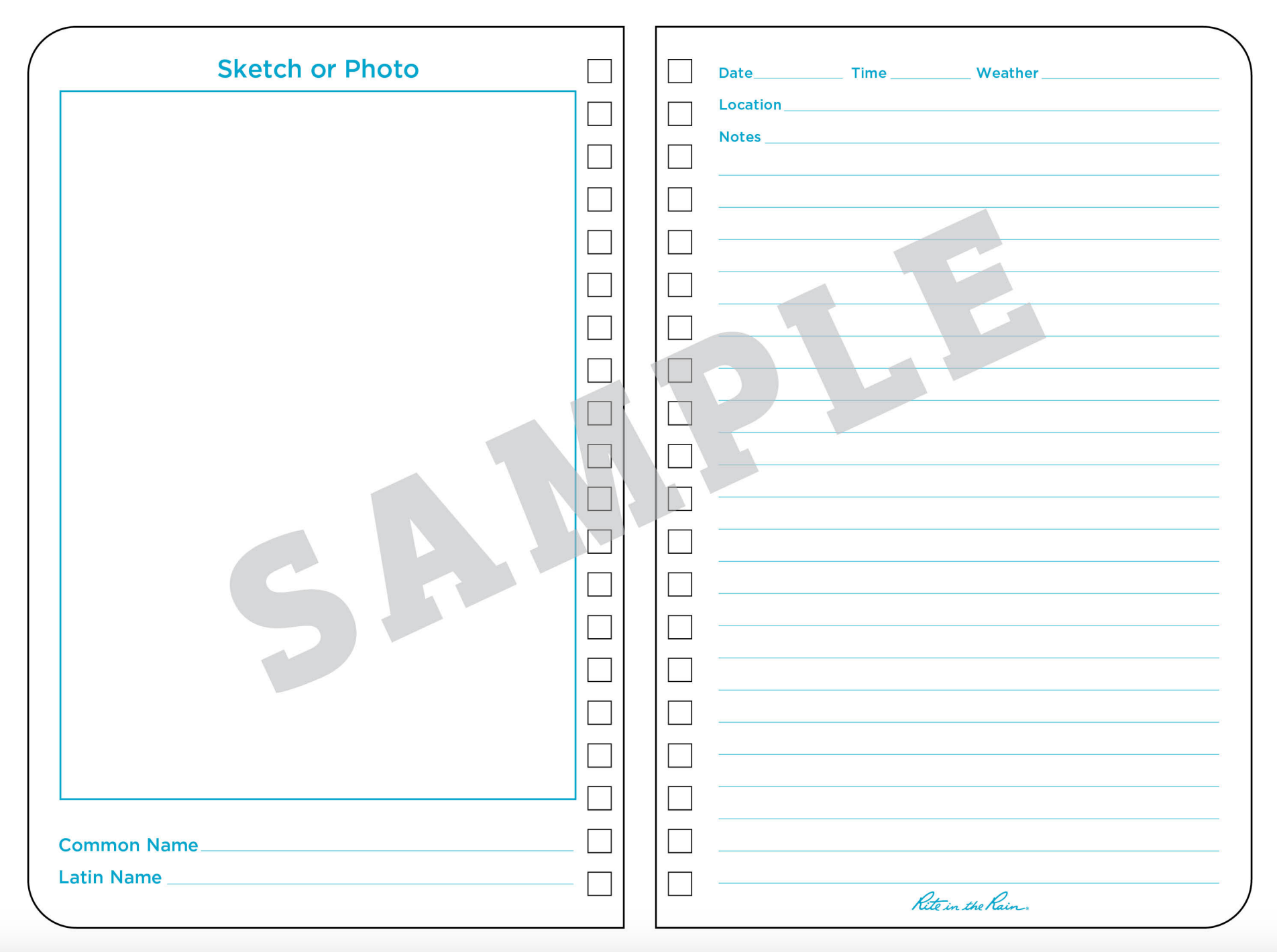 Rite in the Rain 195, All-Weather Birders Journal