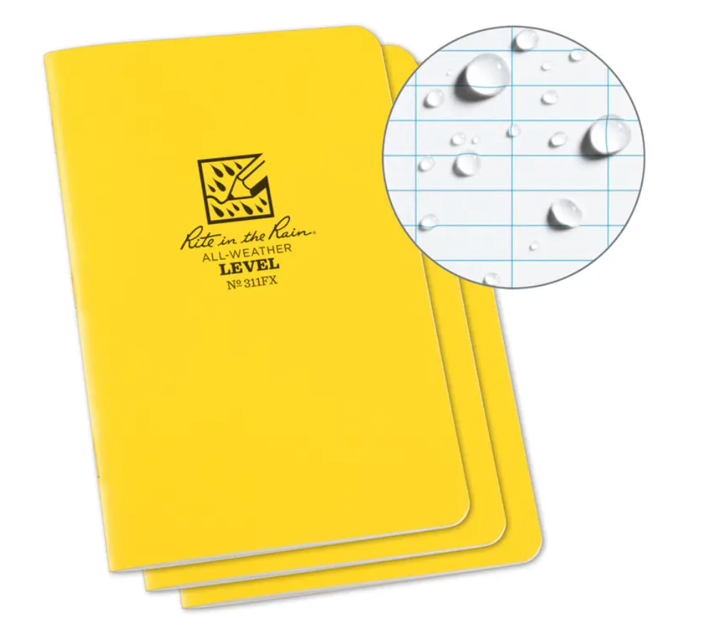 Rite in the rain 311fx, Rite in the rain, 117 mm x 177mm, 3 livres par paquet