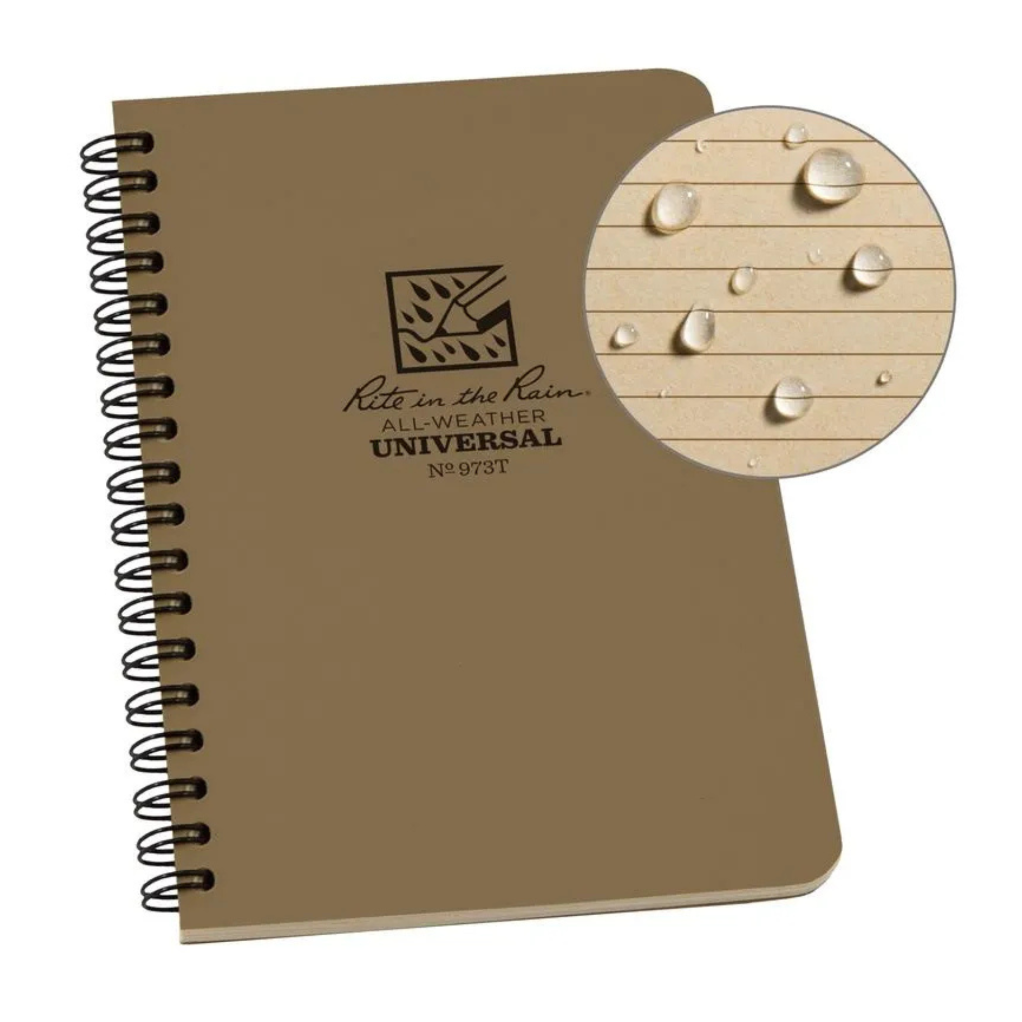 Rite in the Rain Universal Side Spiral Notebook 117mm x 177mm