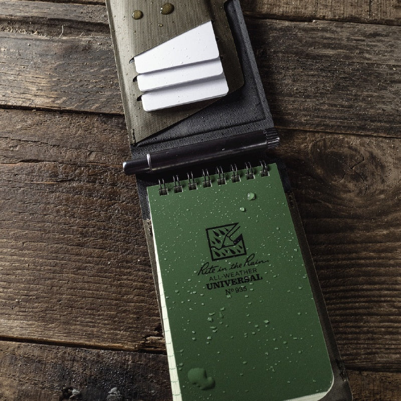 Rite in the Rain Monsoon Updraft Wallet - No. V935 - With Pen, 935 Notebook, and Cards