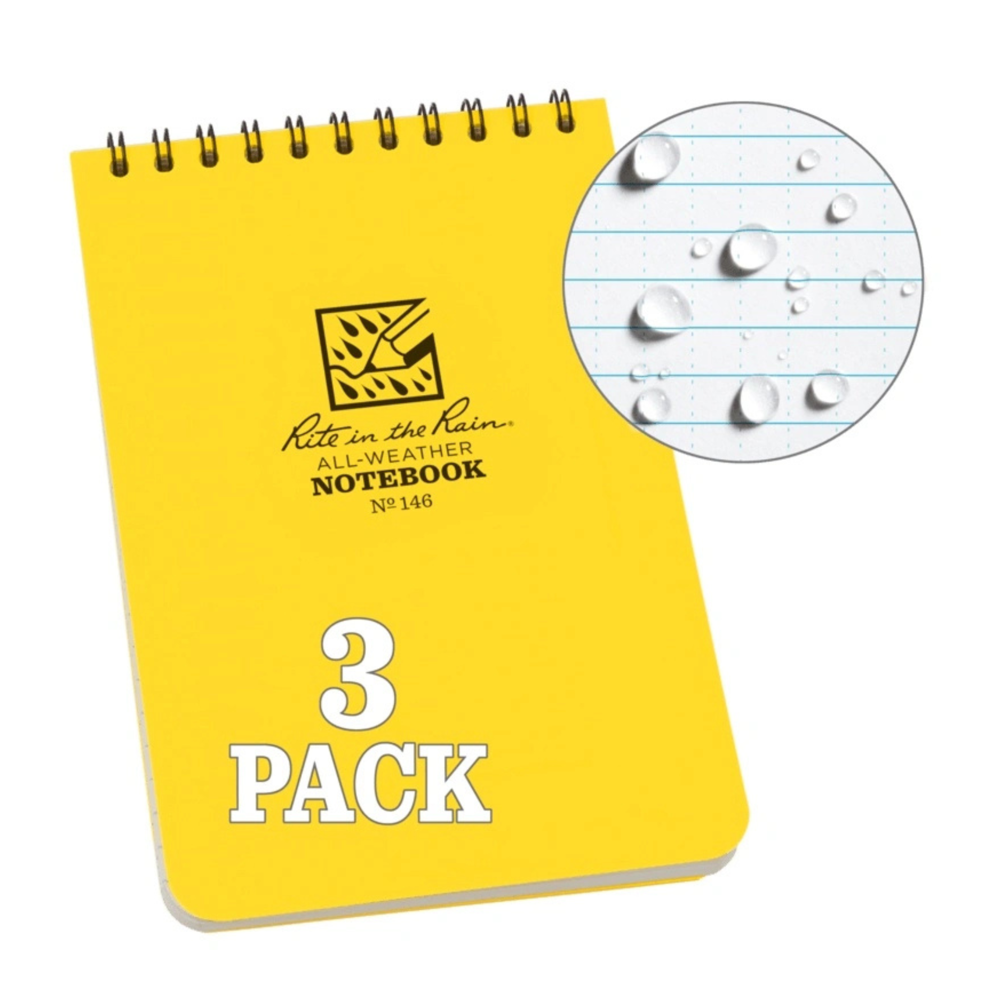 Rite in the Rain Top Spiral Note Book 105mm x 152mm (4" x 6")