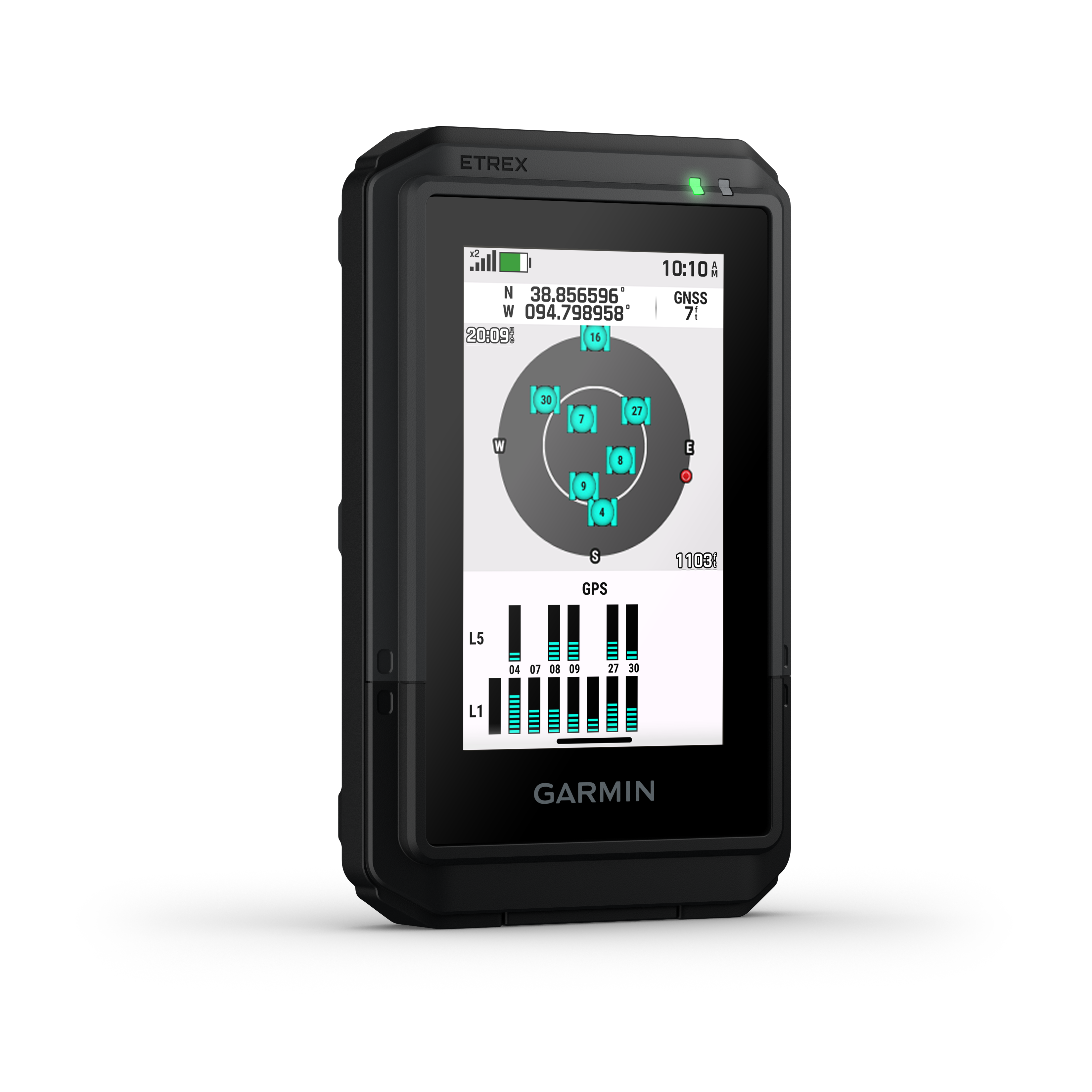 Garmin eTrex Touch Handheld GPS - Satelite Signals