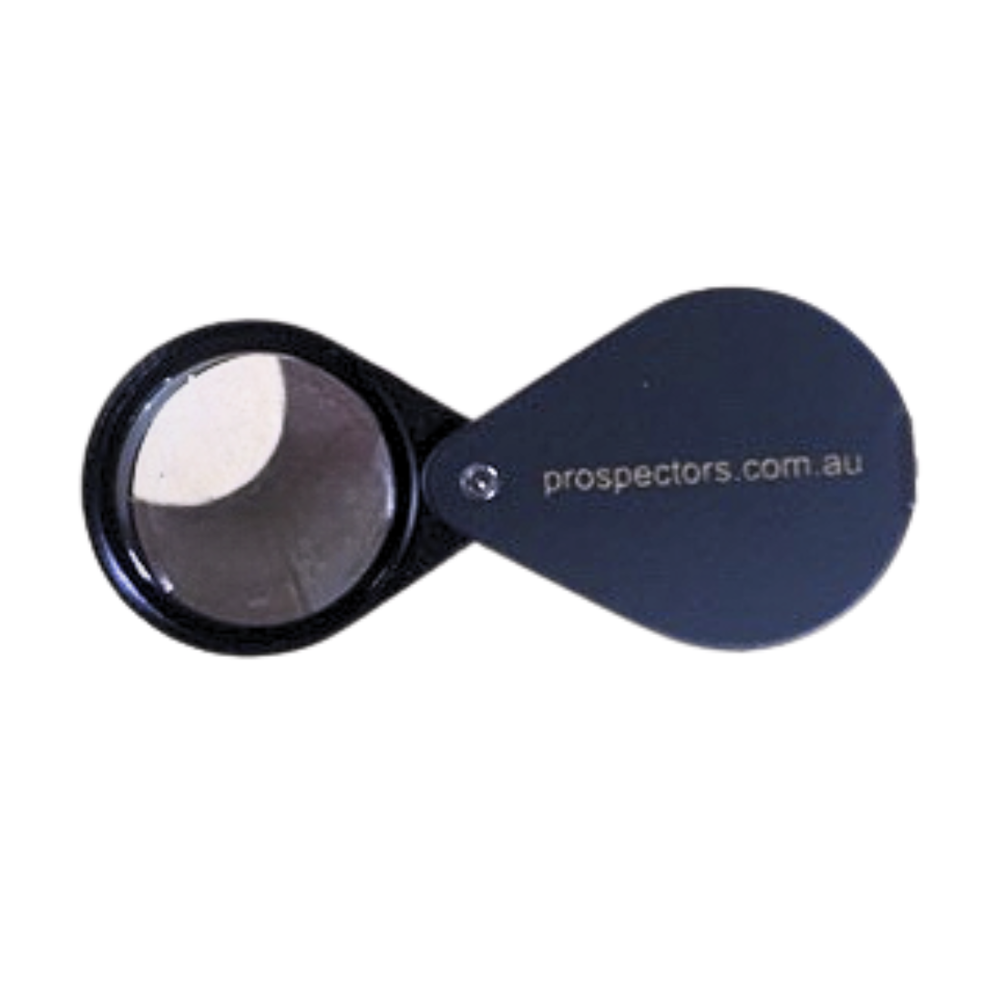 Prospectors Black 10x Triplet Magnifier