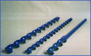 Dormer-Erdbohrer – 1,0 m – offener Spiraltyp (verschiedene Spirallängen)