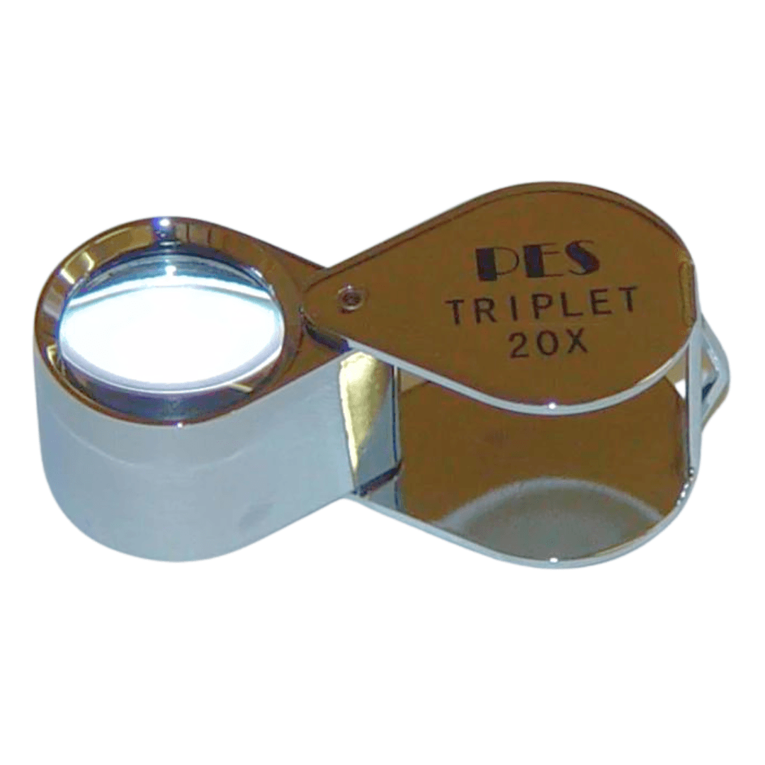 Prospectors 20x Chrome Triplet Magnifier - prospectors.com.au