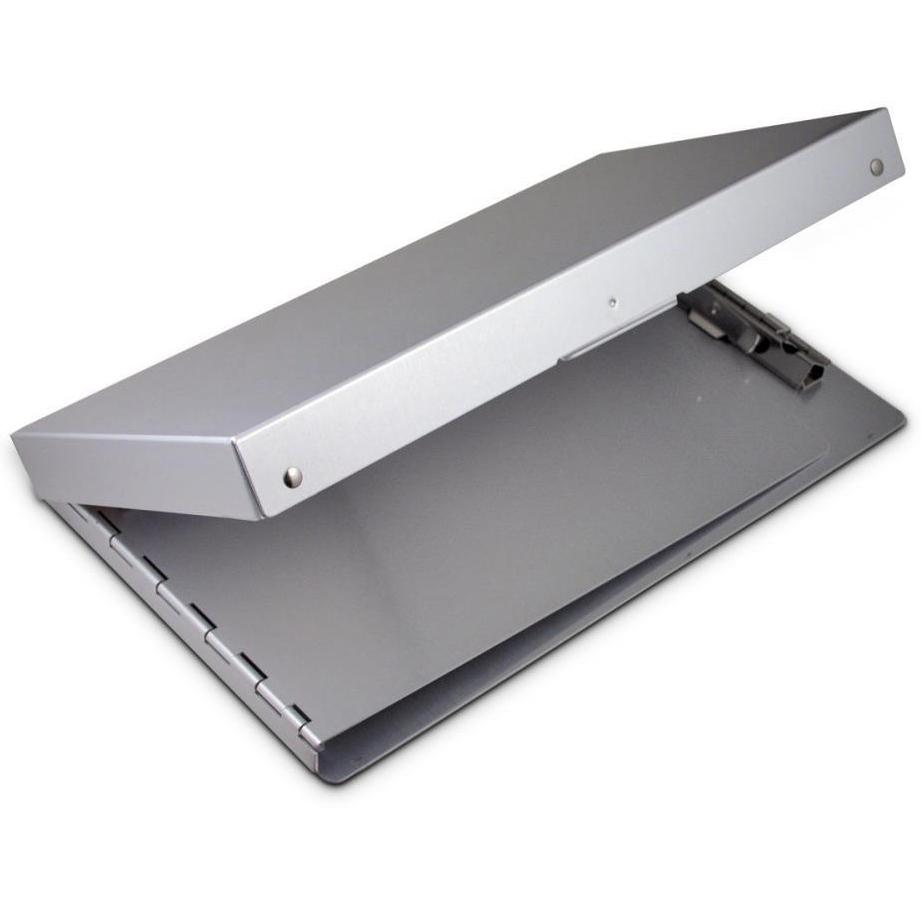Saunders Snapak Clipboard; 10507, Recycled Aluminium Form Holder, Side Opening; Memo Size - prospectors.com.au