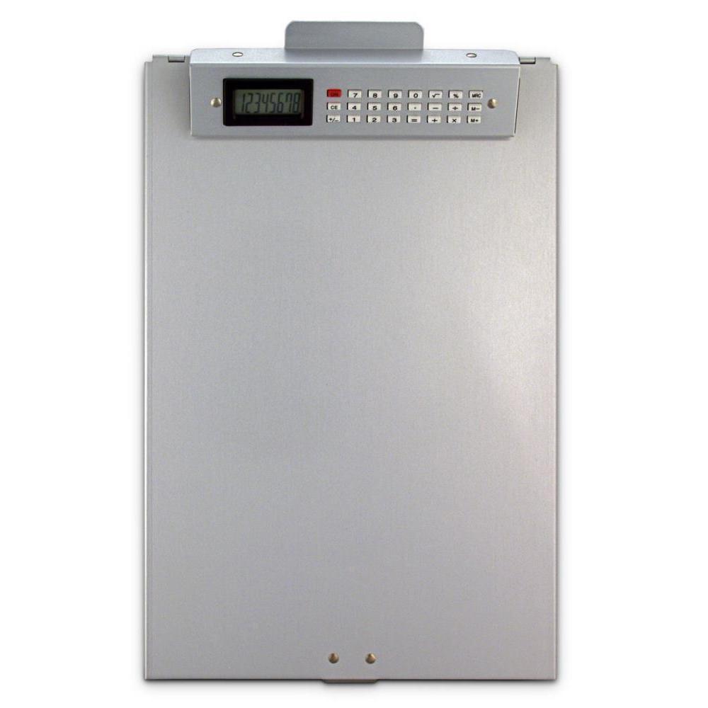 Saunders Redi-Rite A4 Clipboard with Calculator, Recycled Aluminium, Bottom Opening - prospectors.com.au