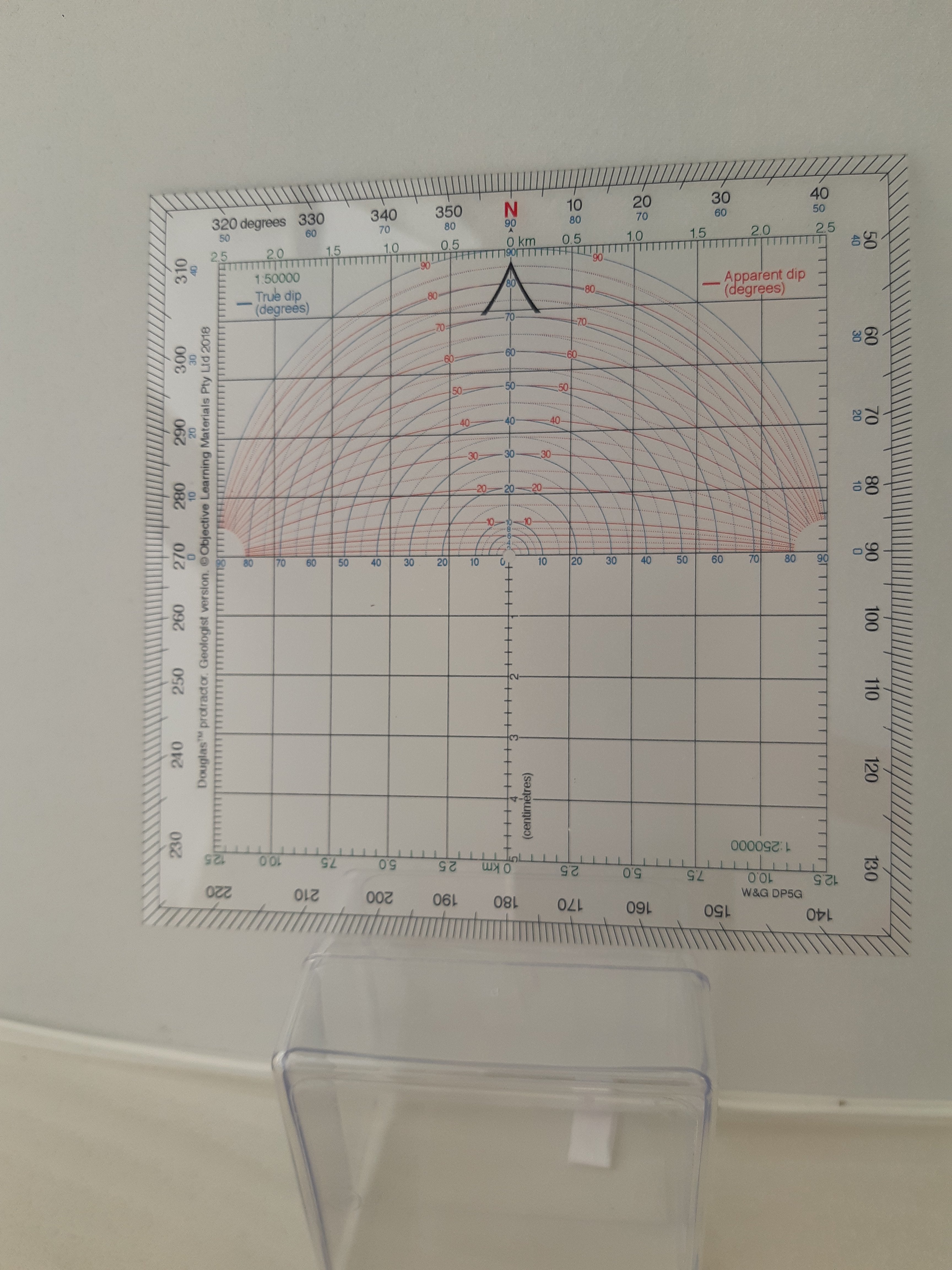 Douglas Geologist Protractor - prospectors.com.au