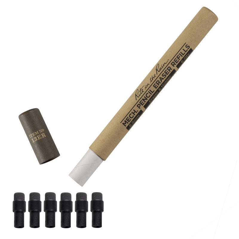 Rite in the Rain 13ER Mechanical Clicker Pencil Eraser Refills